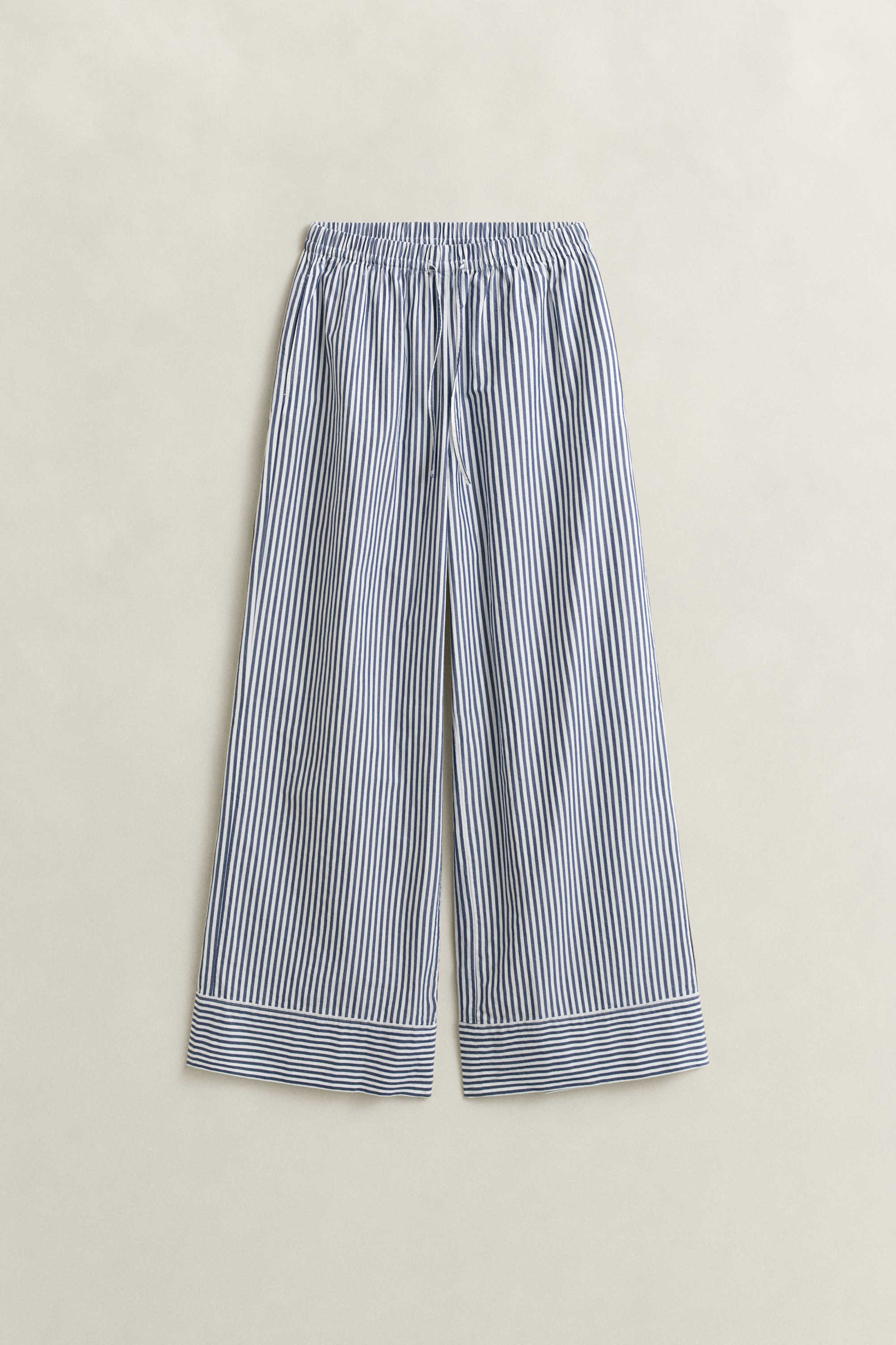 Gant Pantalon en tissu »STRIPE POPLIN PULL ON«  Relaxed fit mit elastischem Bund