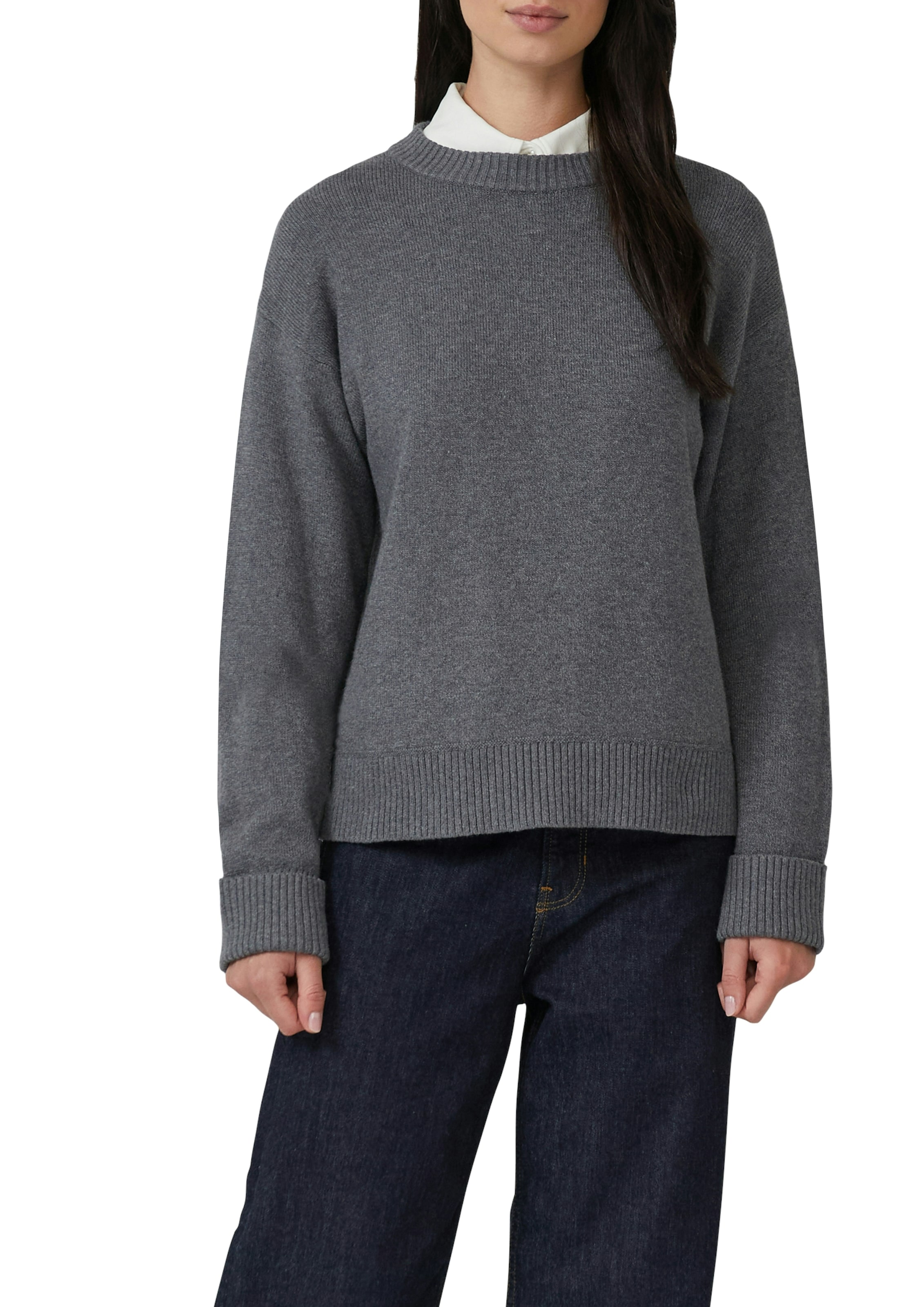 s.Oliver Pull en tricot avec col rond
