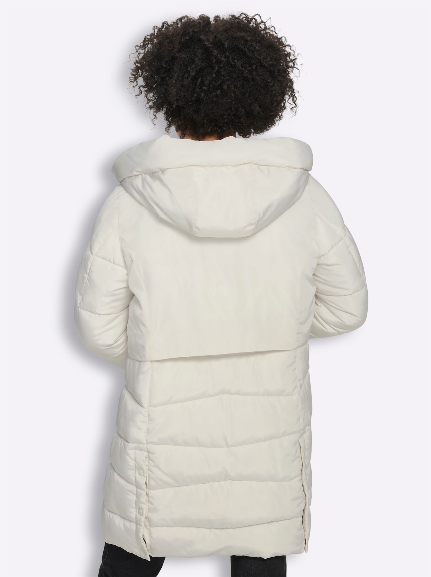 heine Veste longue avec capuche