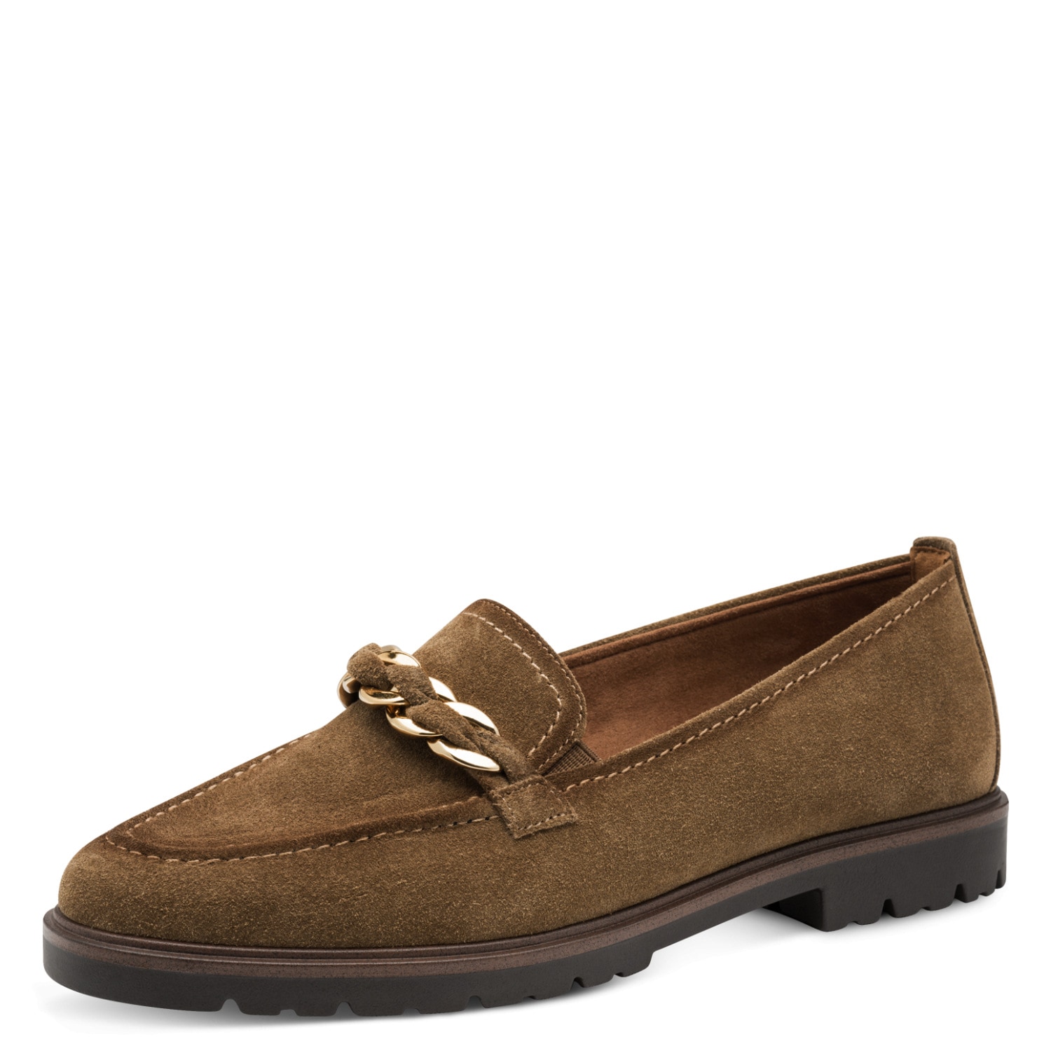 Image of Tamaris Slipper Loafer, Schlupfschuh, Halbschuh mit modischer Zierkette