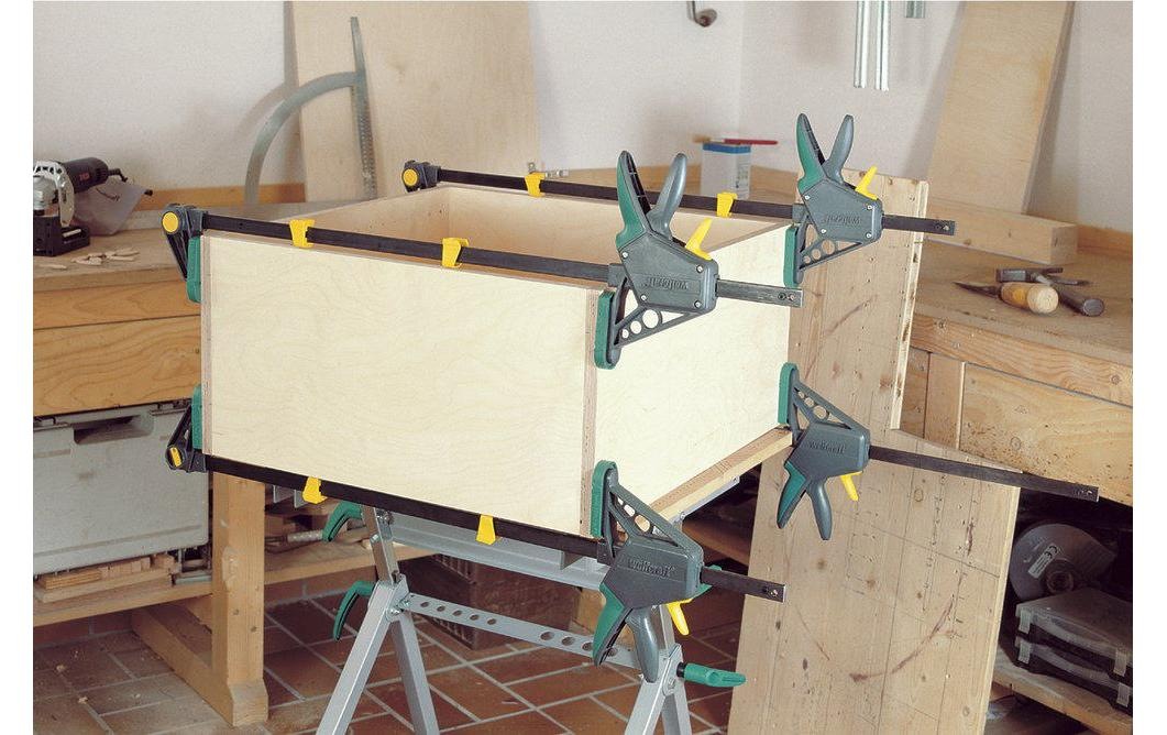 Wolfcraft Schraubzwinge »EHZ PRO 100« Ausladung 100 mm / Dehnbereich 210 - 710 mm