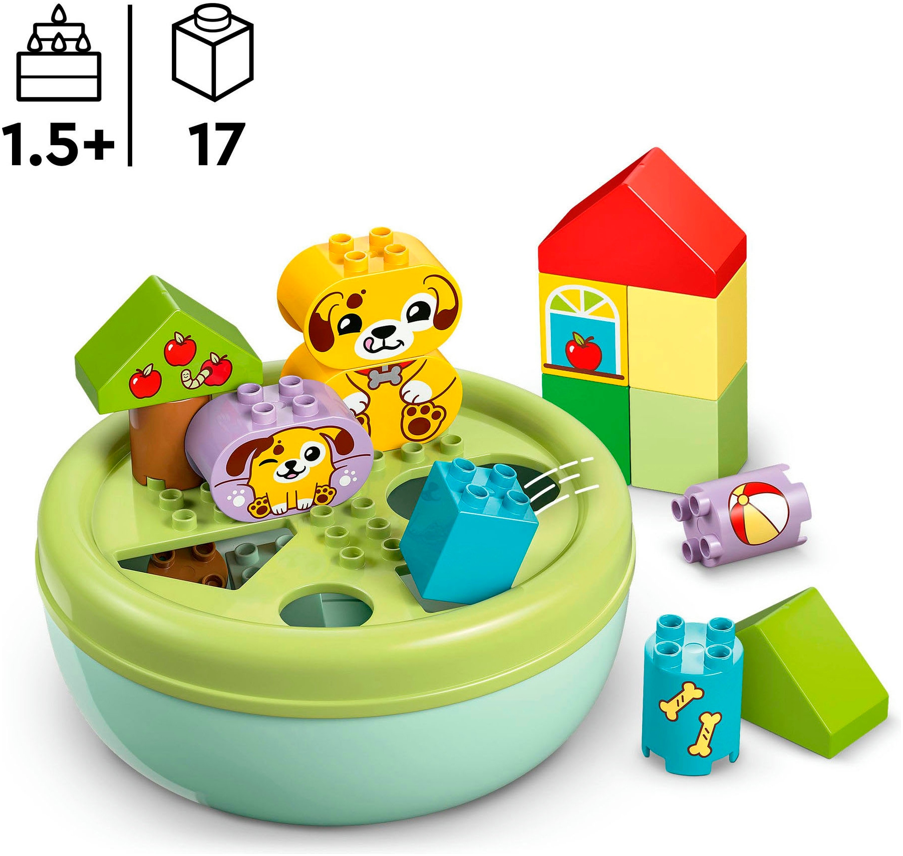 LEGO® Konstruktionsspielsteine »Formsortierer: Welpenhaus (10441), LEGO DUPLO My First« Made in Europe