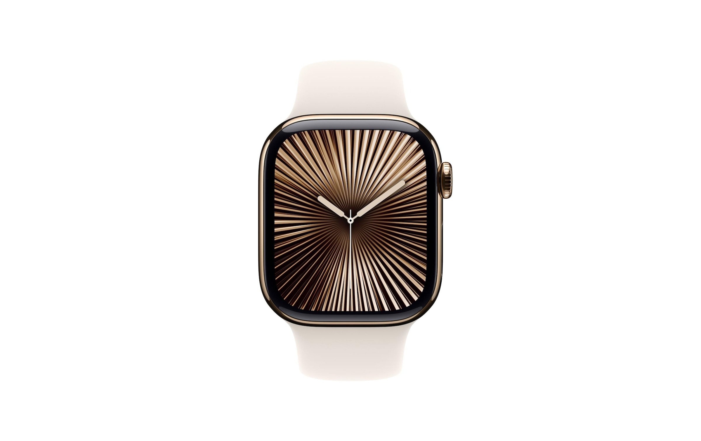 Apple Watch Series 10 Titan, 42 mm, GPS + Cellular, Sport Band M/L, Goldfarben