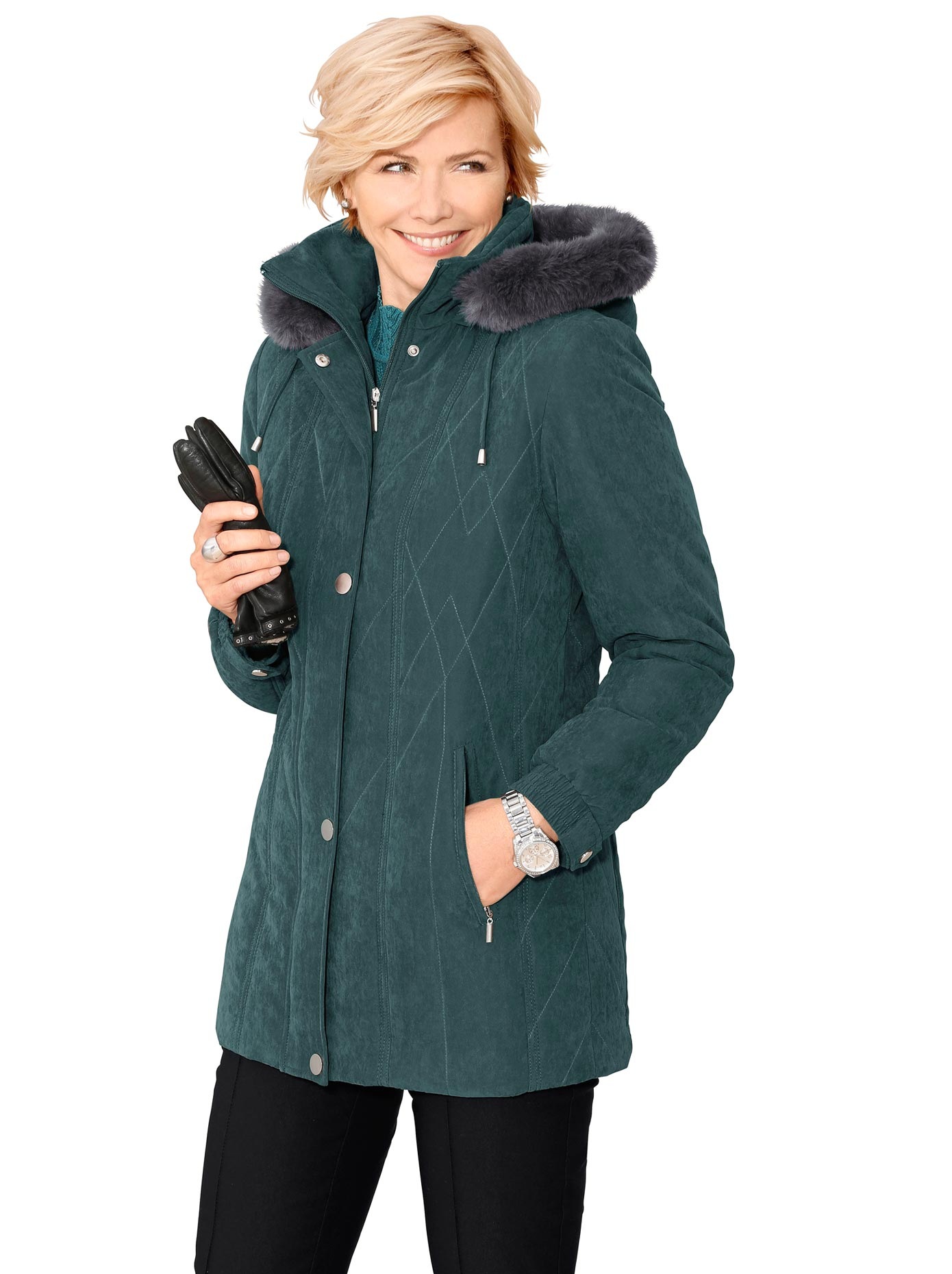Classic Winterjacke, mit Kapuze kaufen