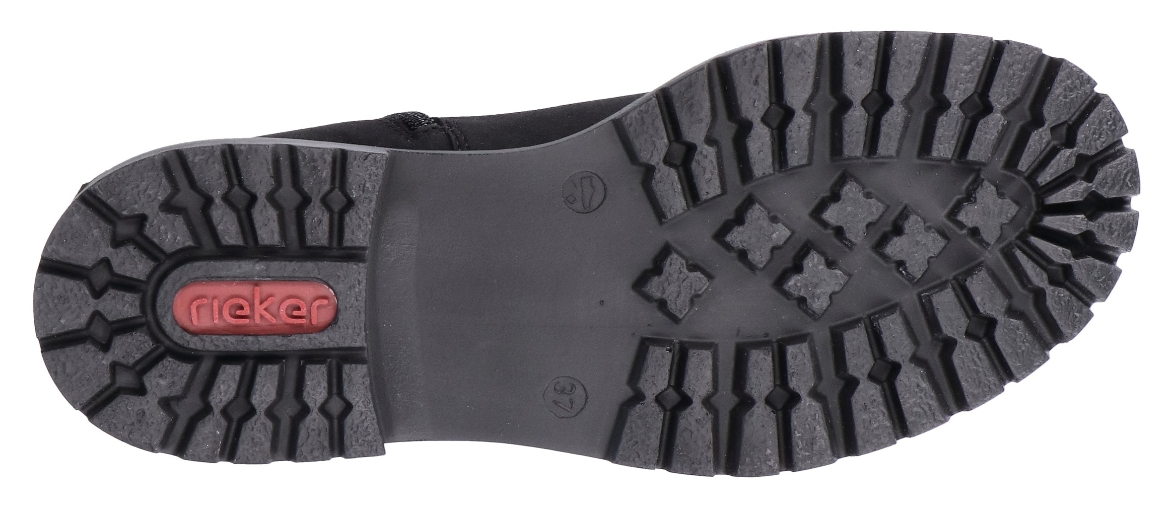 Rieker Winterstiefelette, Winterboots, Ankleboots, Profilsohle, mit Innenreissverschluss