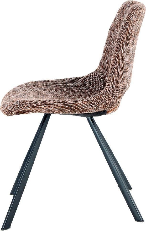 Kayoom Stuhl »Josephine 325 2er-Set , zeitloses Design, mit geometrischer Aussparung« (Set) 2 Stk.pflegeleicht, schlicht, weiche Polsterung für angenehmes Sitzgefühl