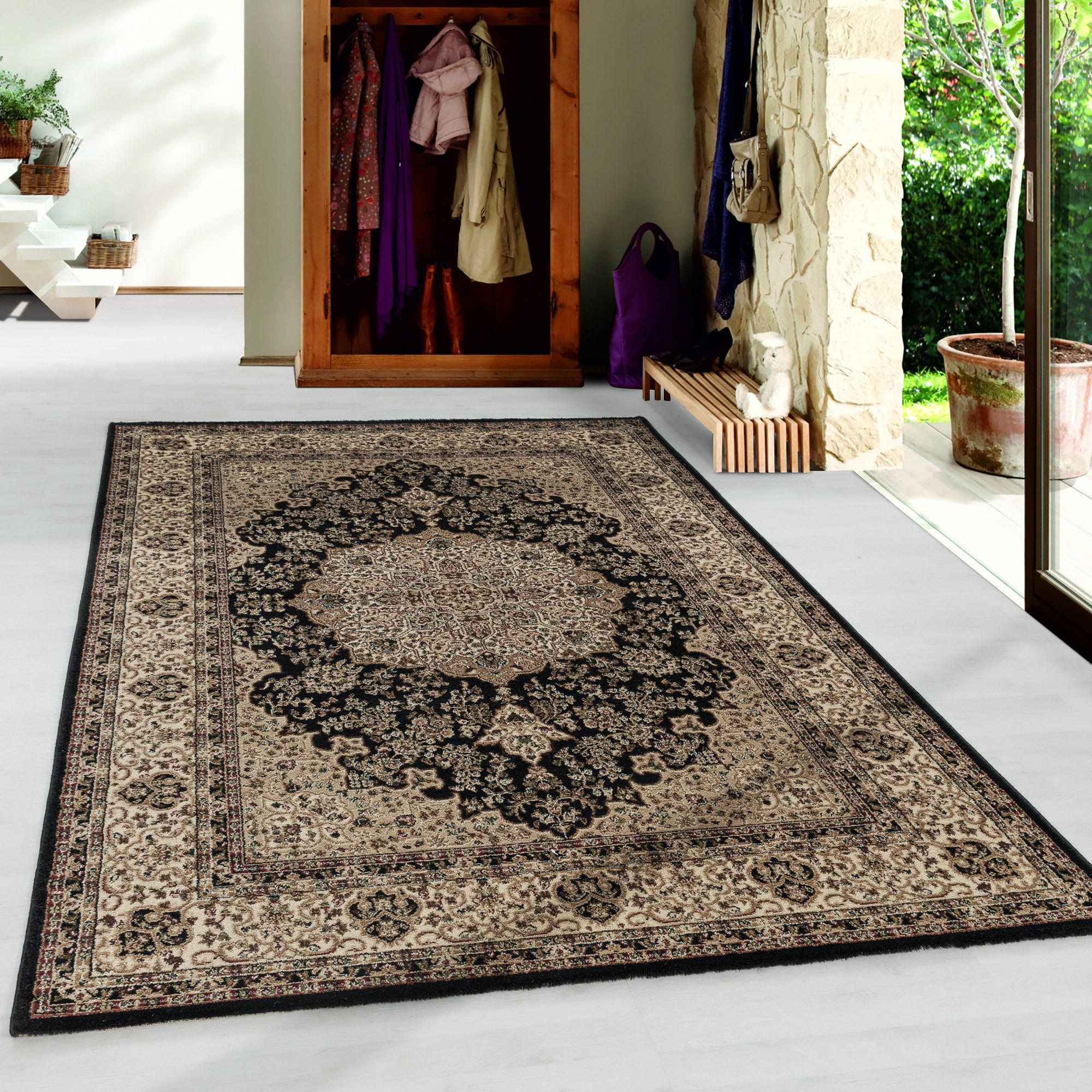 Image of Ayyildiz Teppiche Teppich "KASHMIR 2608" rechteckig 10 mm Höhe Orient Optik, pflegeleicht, robuster Kurzflor, Wohnzimmer