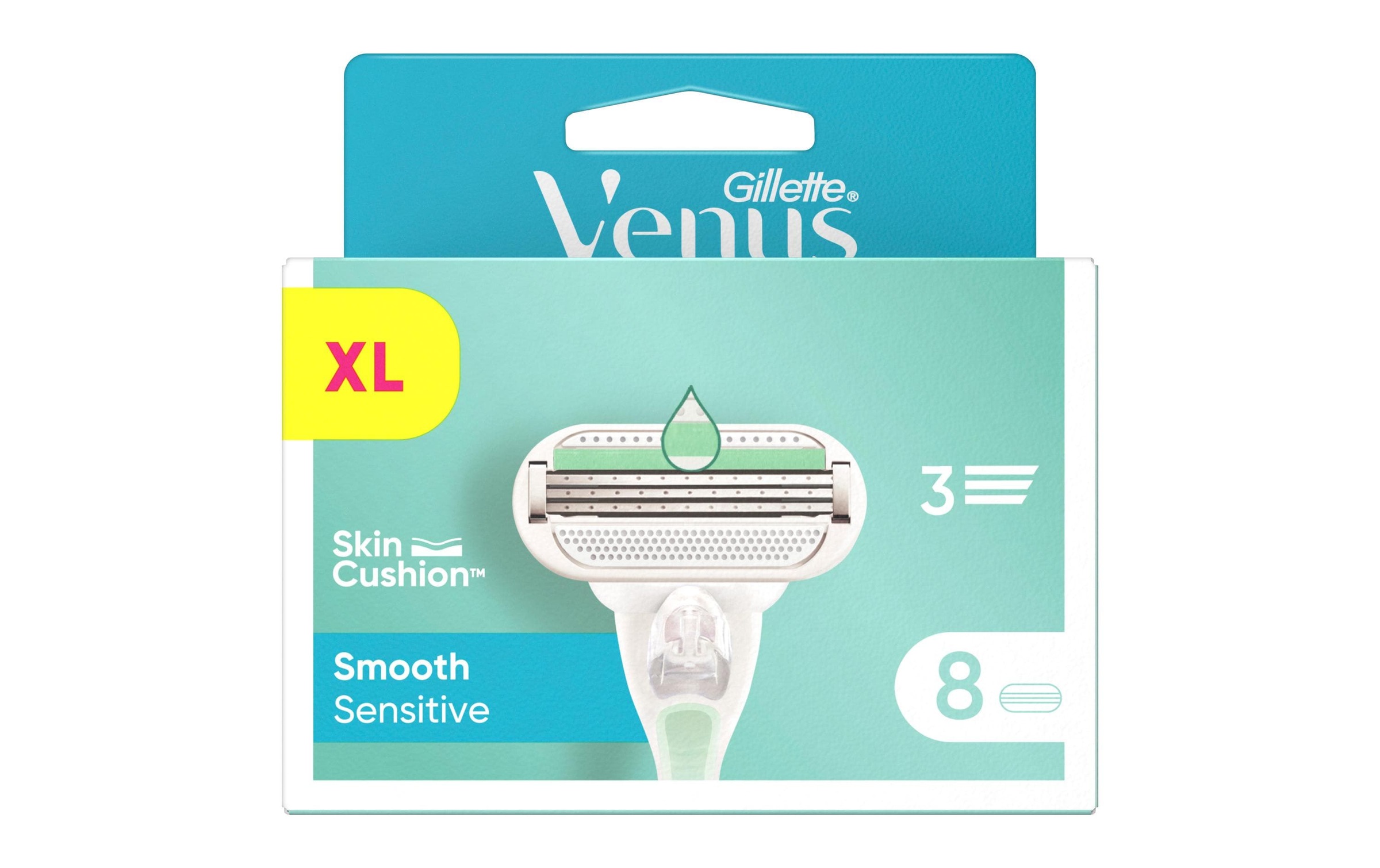 Gillette Venus Rasierklingen »Rasierklingen Smooth Sensitive 8 Stück«, (8 tlg.)