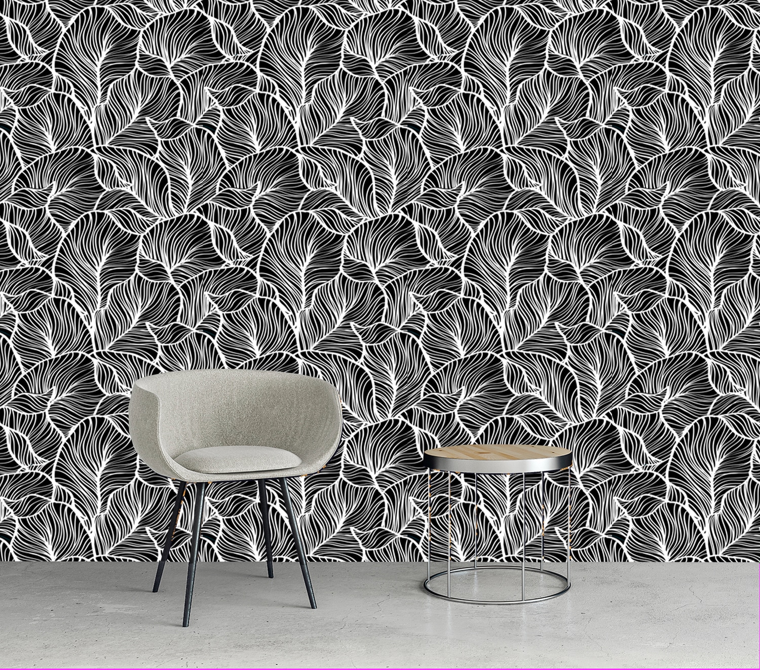 queence Papier peint vinyle »Maureen« Motif | botanique | floral | imprimé | naturellement | à motifs 90x250cm, selbstklebend, kinderleichte Anbringung, , Sticker