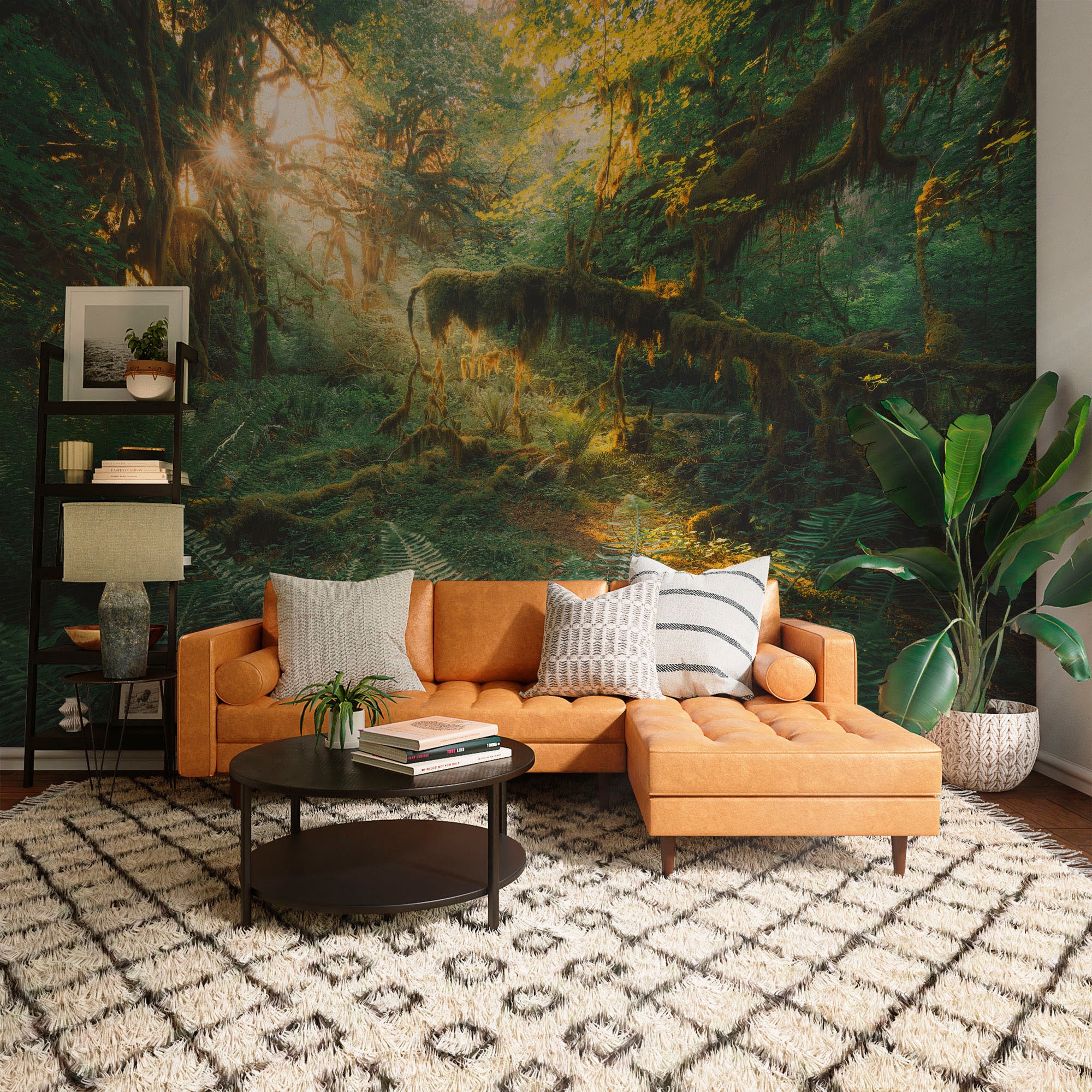 Komar Fototapete »Digitaldruck Vlies -  Hall of Mosses - Grösse 400 x 250 cm« bedruckt glatt Wohnzimmer, Schlafzimmer