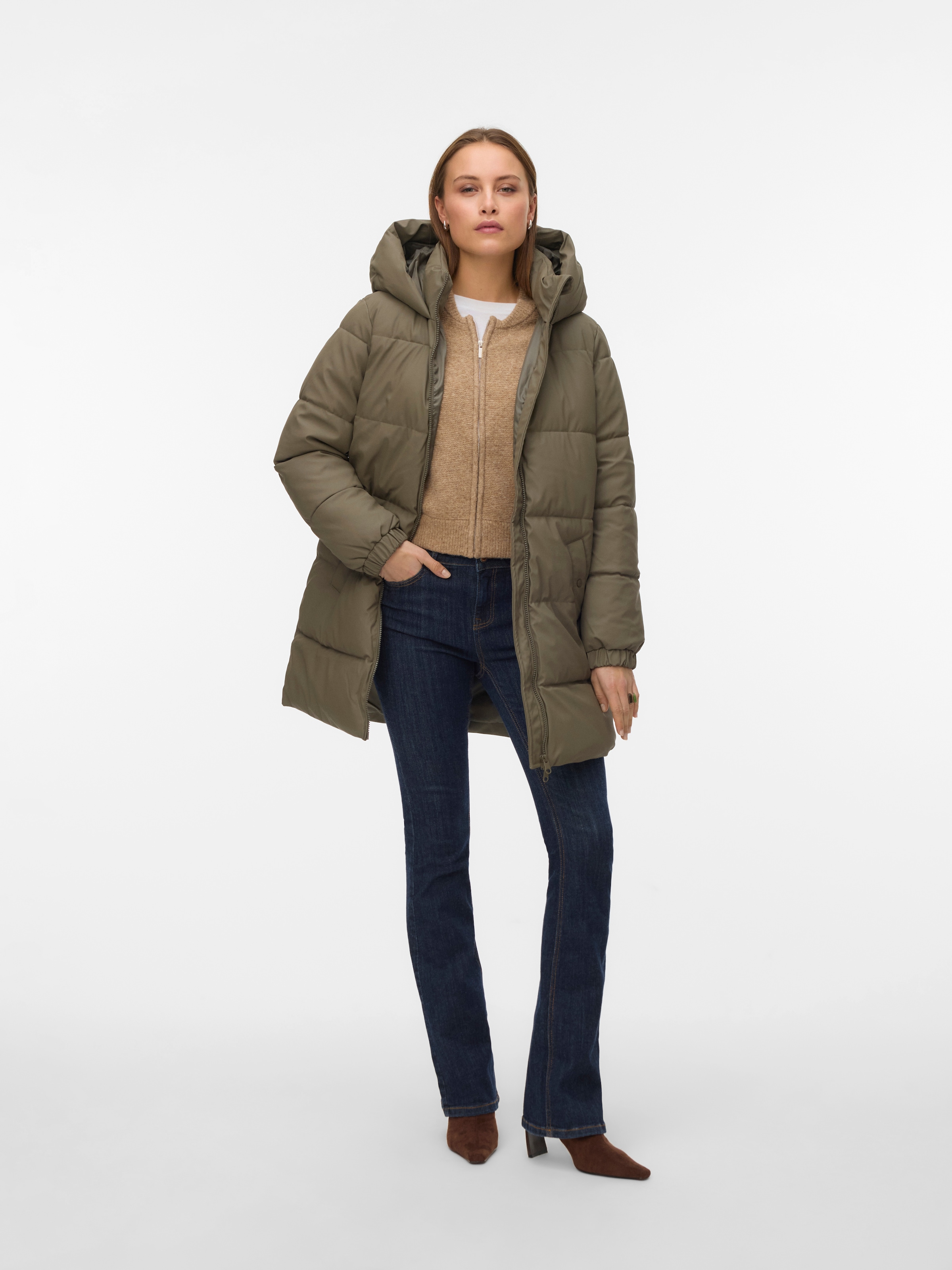 Vero Moda Steppmantel »VMGRETAFIE 3/4 COATED JACKET NOOS«