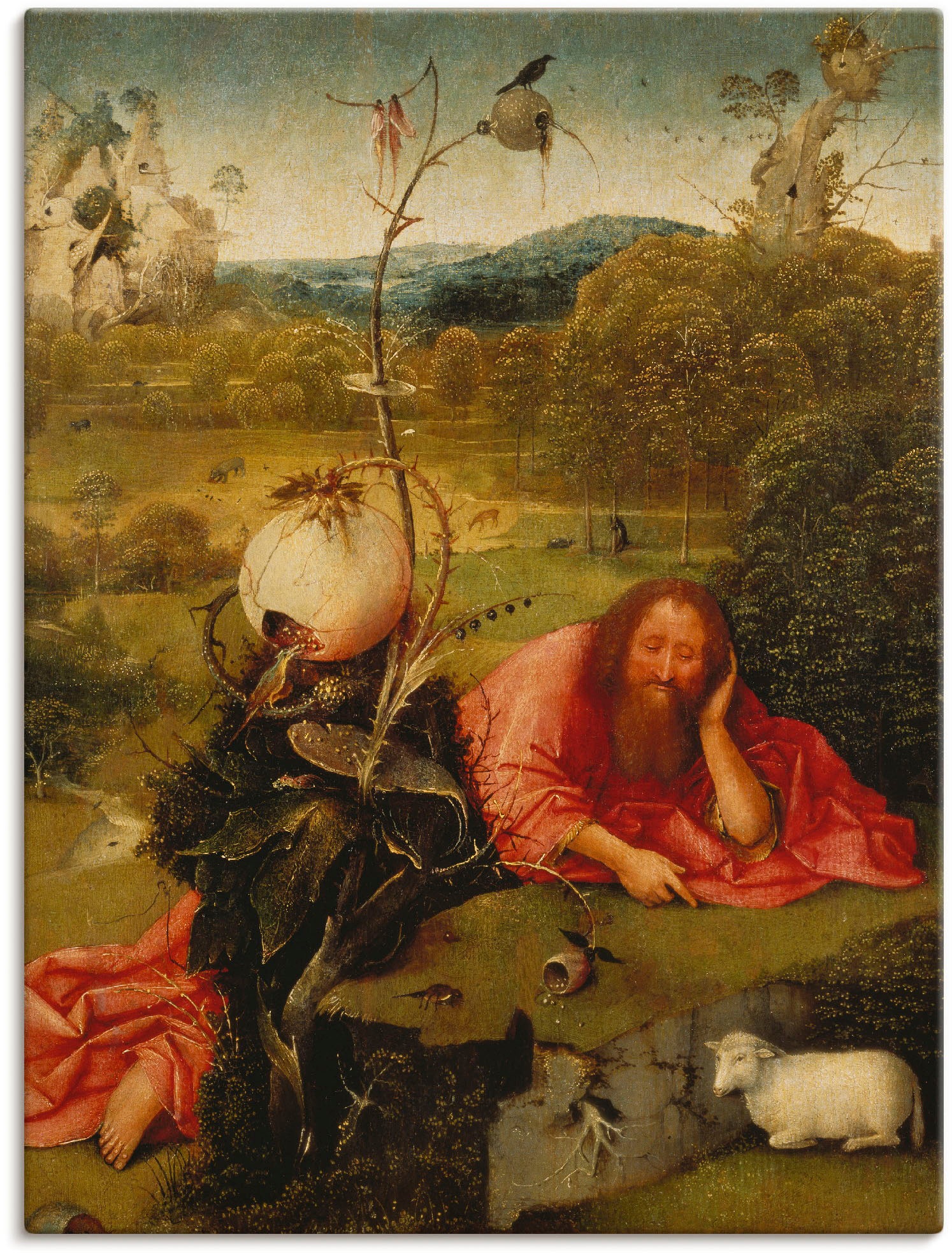 Image of Artland Wandbild »Johannes der Täufer in der Wüste.«, Religion, (1 St.), in vielen Grössen & Produktarten -Leinwandbild, Poster, Wandaufkleber / Wandtattoo auch für Badezimmer geeignet bei Ackermann Versand Schweiz