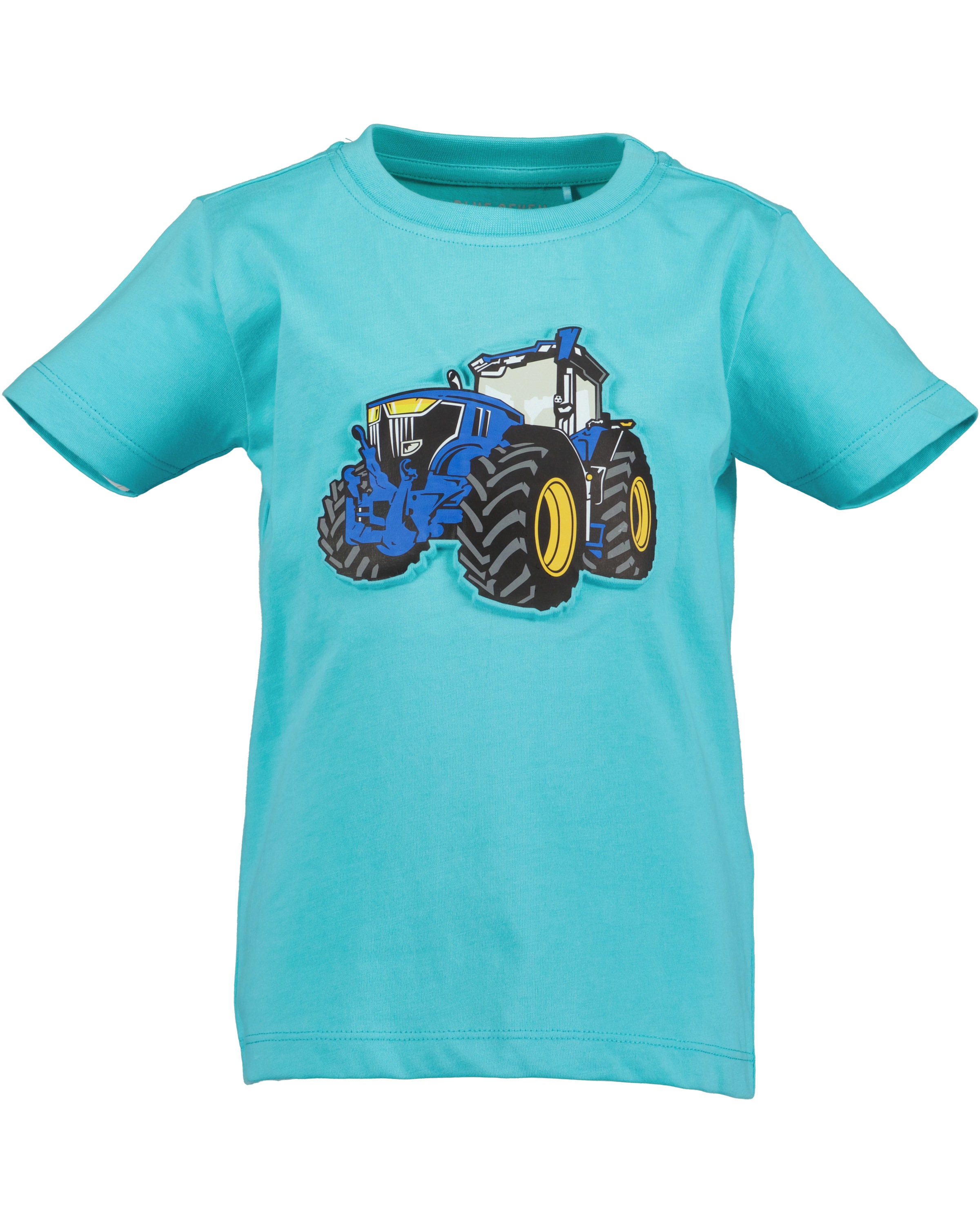 Image of Blue Seven T-Shirt bequeme Passform, ohne Verschluss, bedruckte Optik