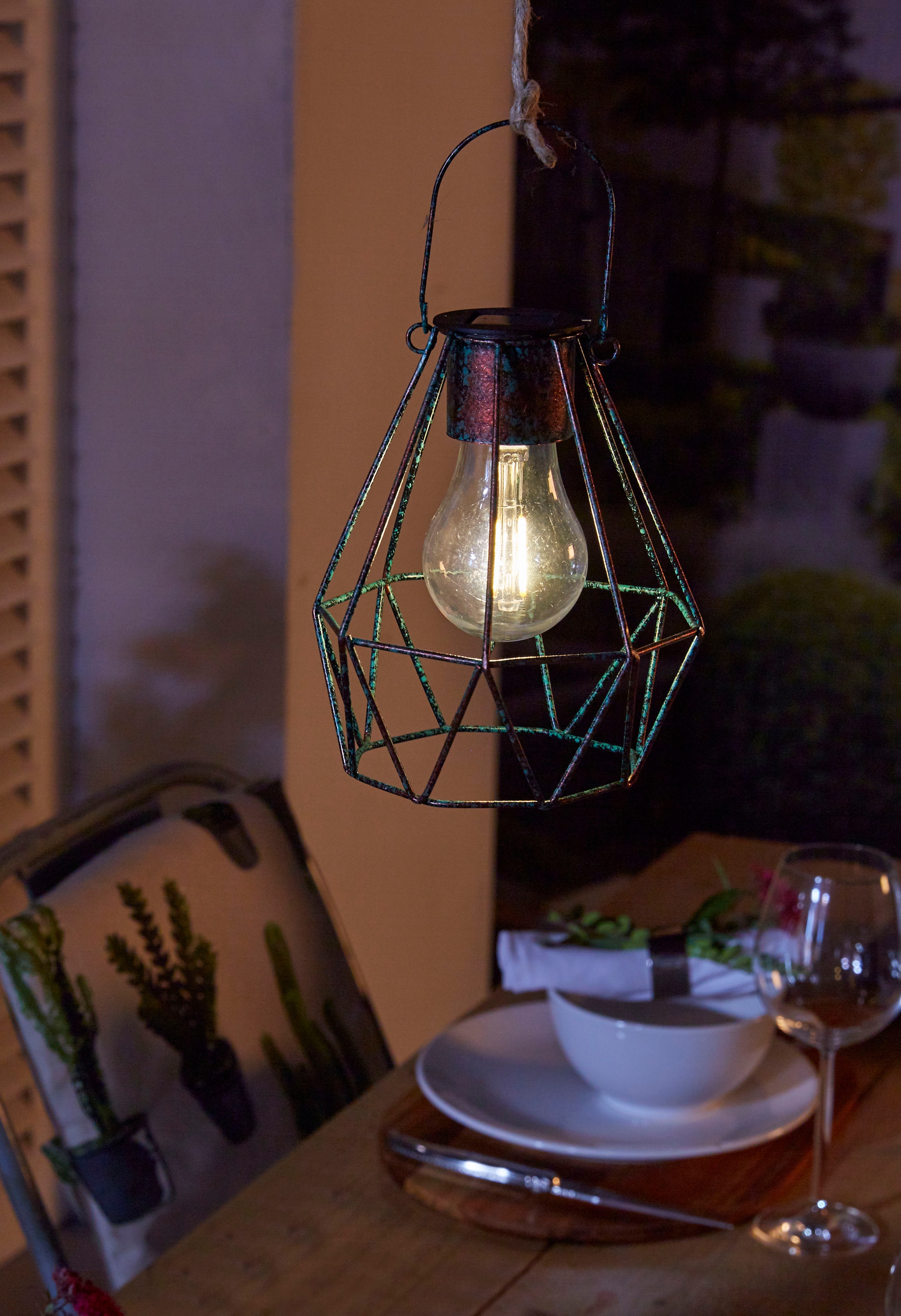 LUXFORM Lampe à suspendre »Solar-Hängeleuchte - Düsseldorf - LED« Module LED 1 cuis suspension décorative