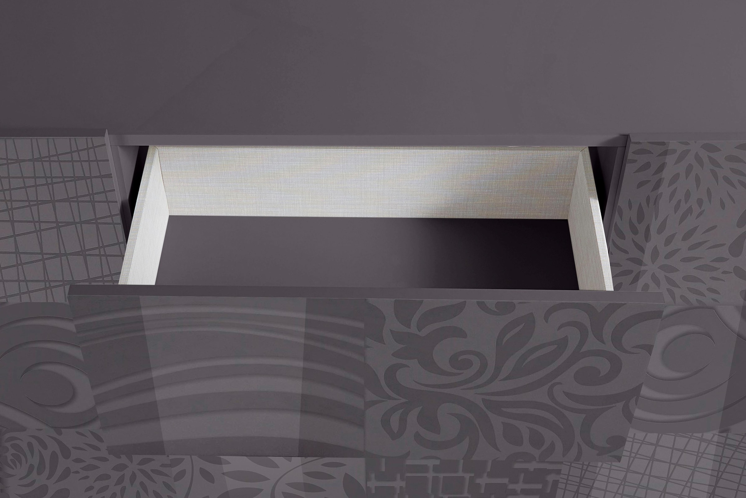 LC Sideboard »Miro«, Breite 181 cm mit dekorativem Siebdruck günstig kaufen | Vitrinenschränke