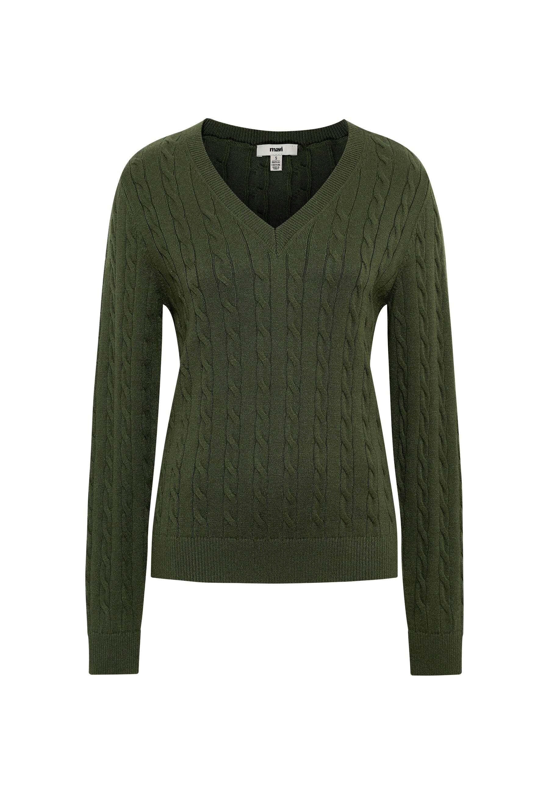 Strickpullover »Mavi Pullover V-Neck Sweater«