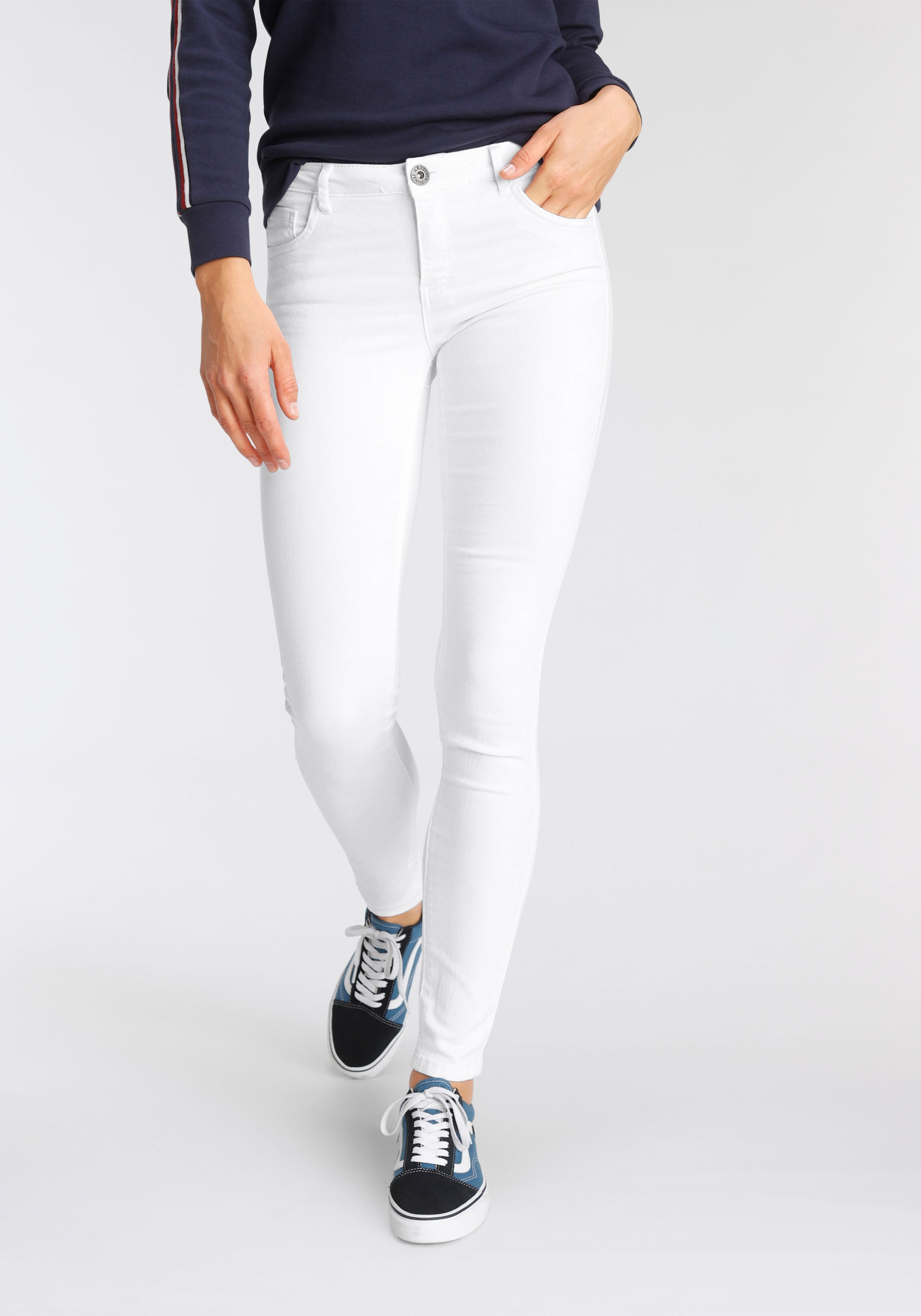 Arizona Skinny-fit-Jeans »Ultra-Stretch«, Mid Waist