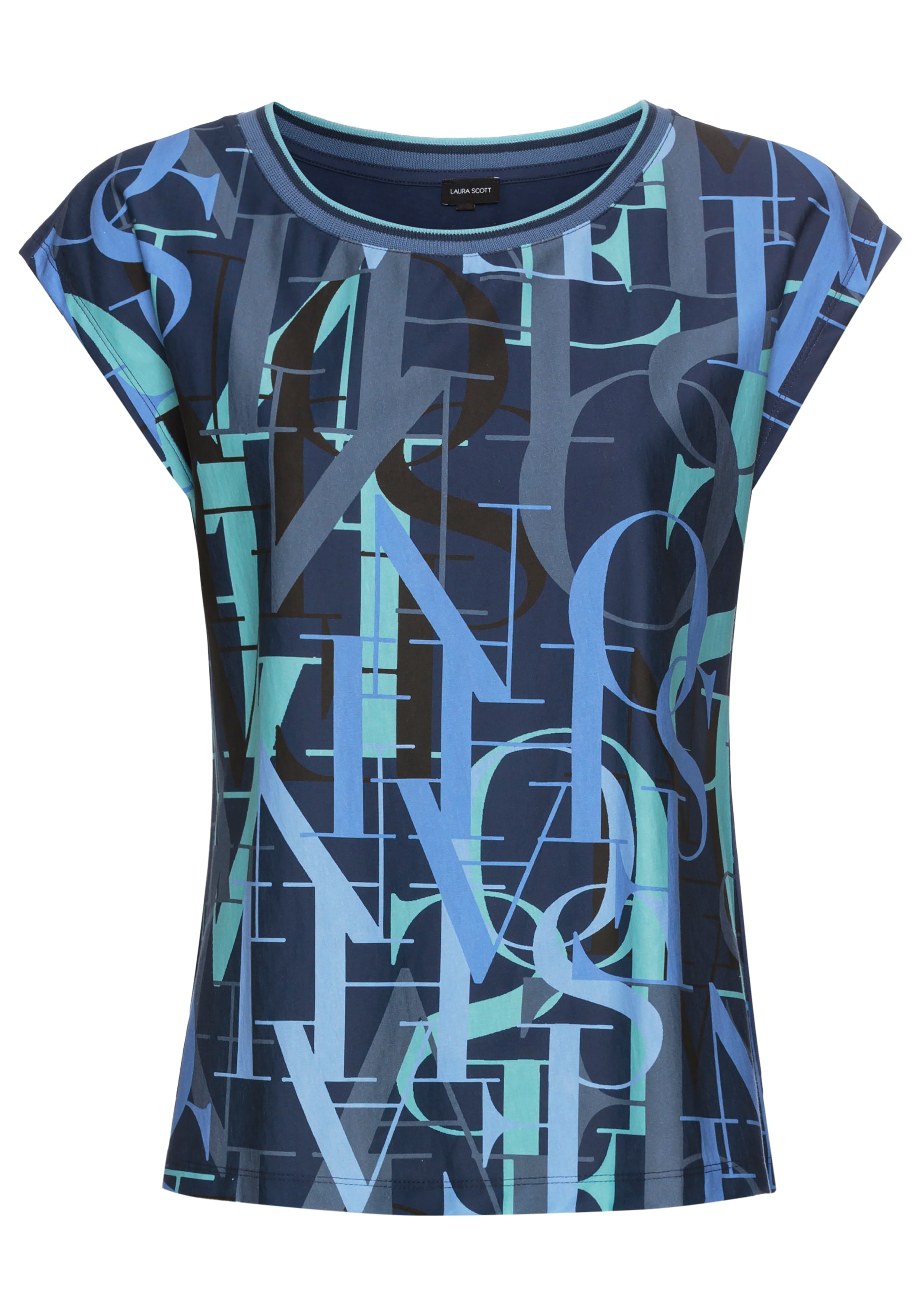 Laura Scott Kurzarmshirt, mit Allover-Print - NEUE KOLLEKTION