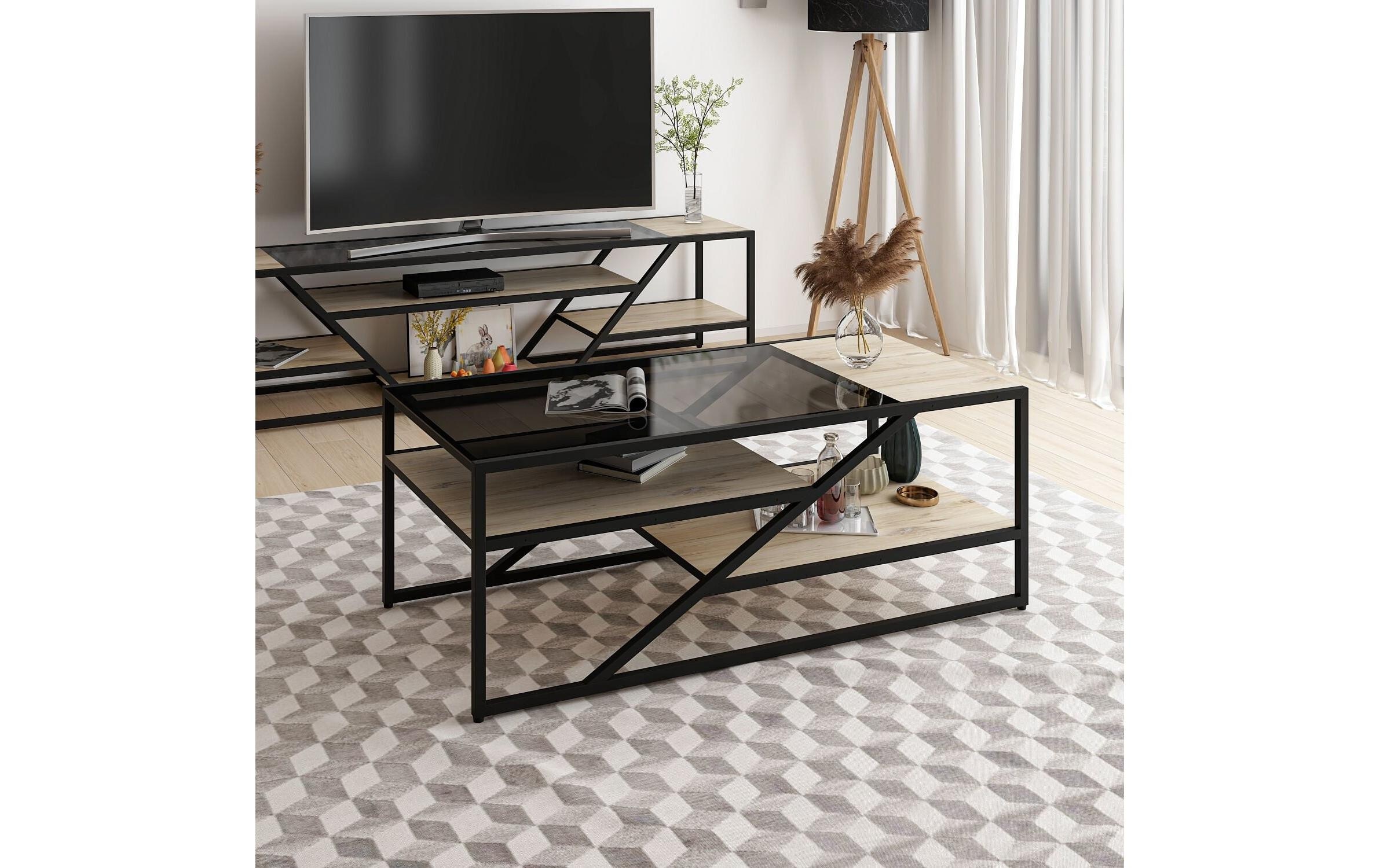WOODY FASHION Beistelltisch »Lora 120 x 45 cm,«