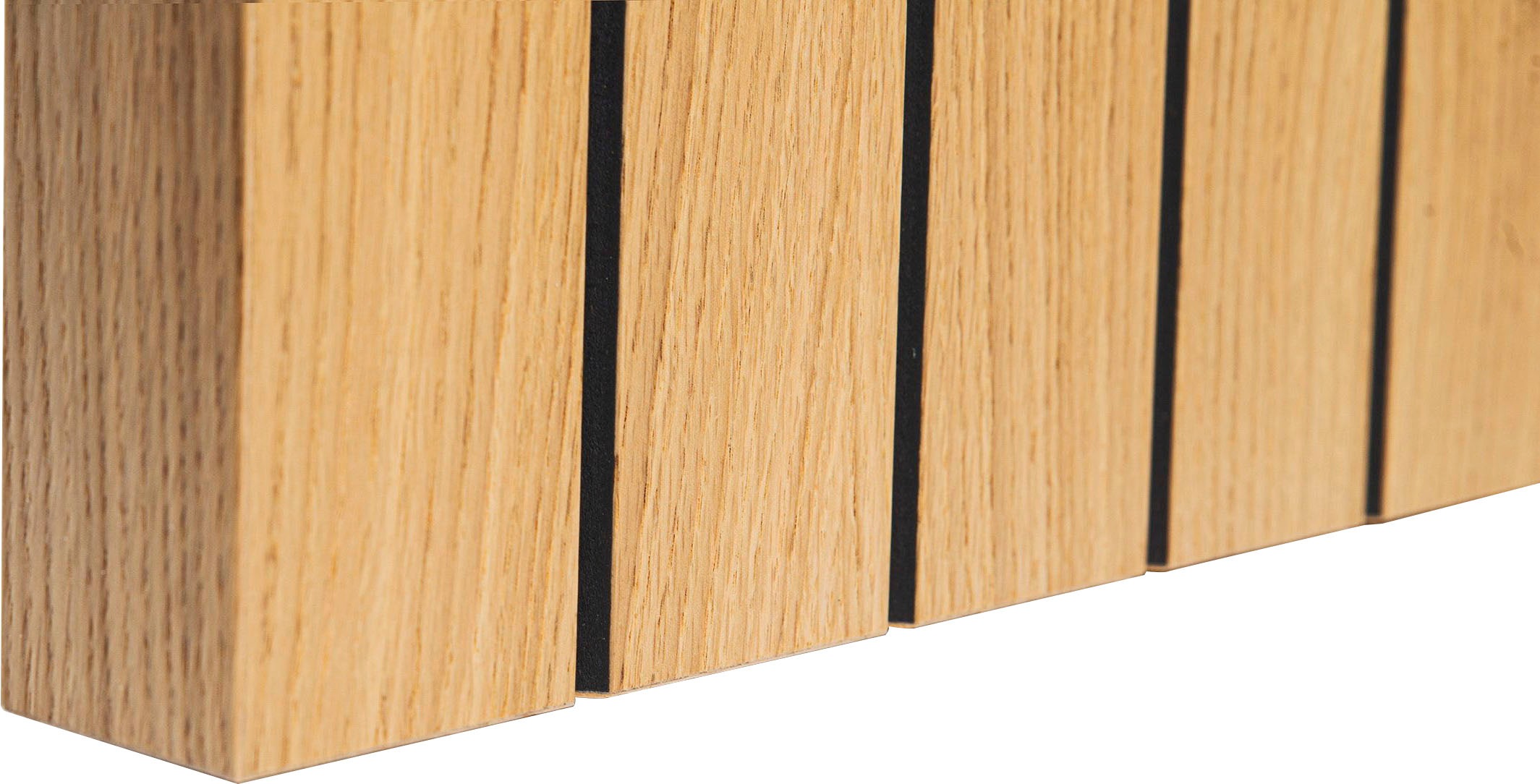 Woodman Esstisch »Stripe«, Holzfurnier aus Eiche, FSC®-zertifiziert