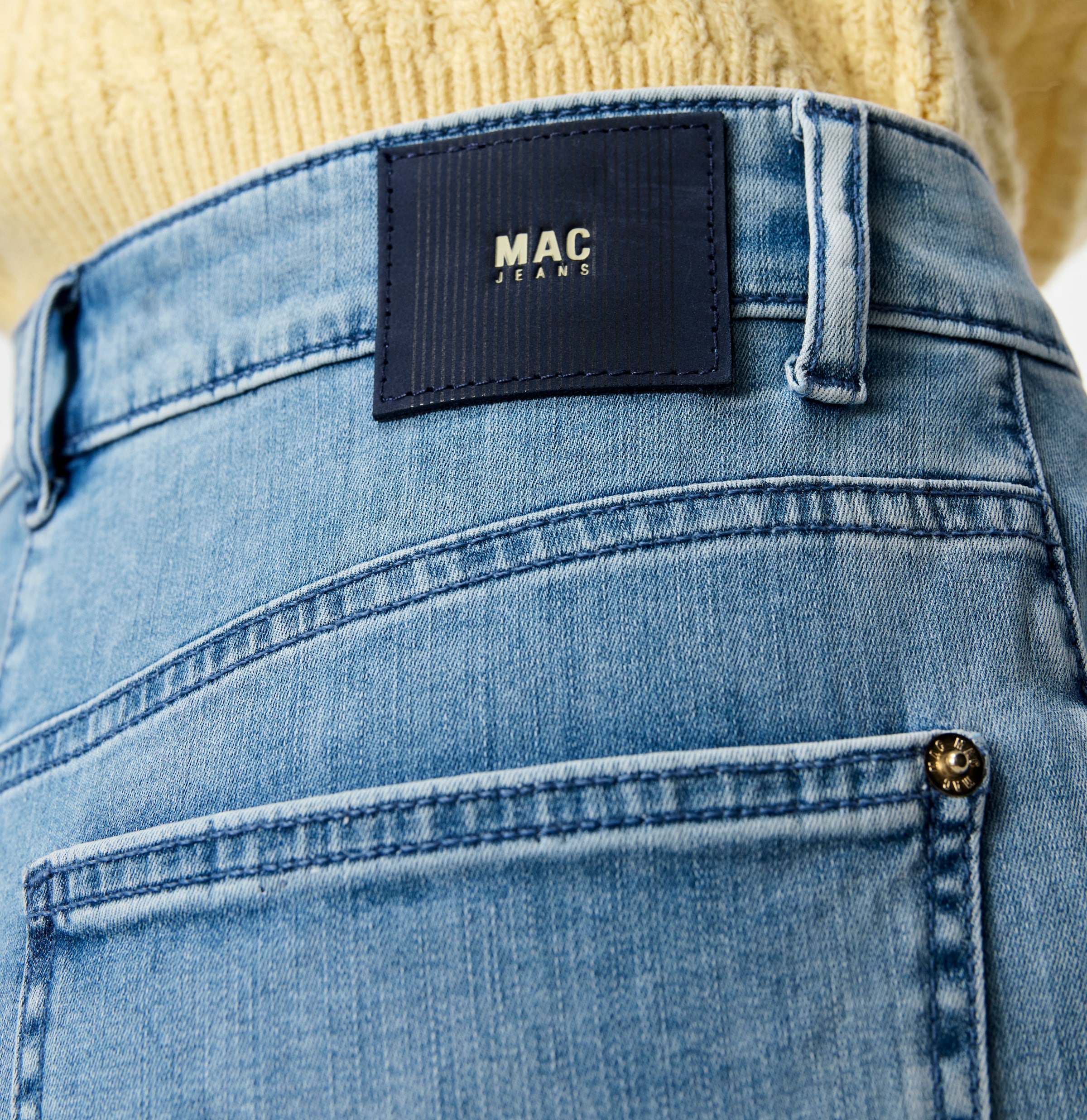 MAC Straight-Jeans mit Taschen