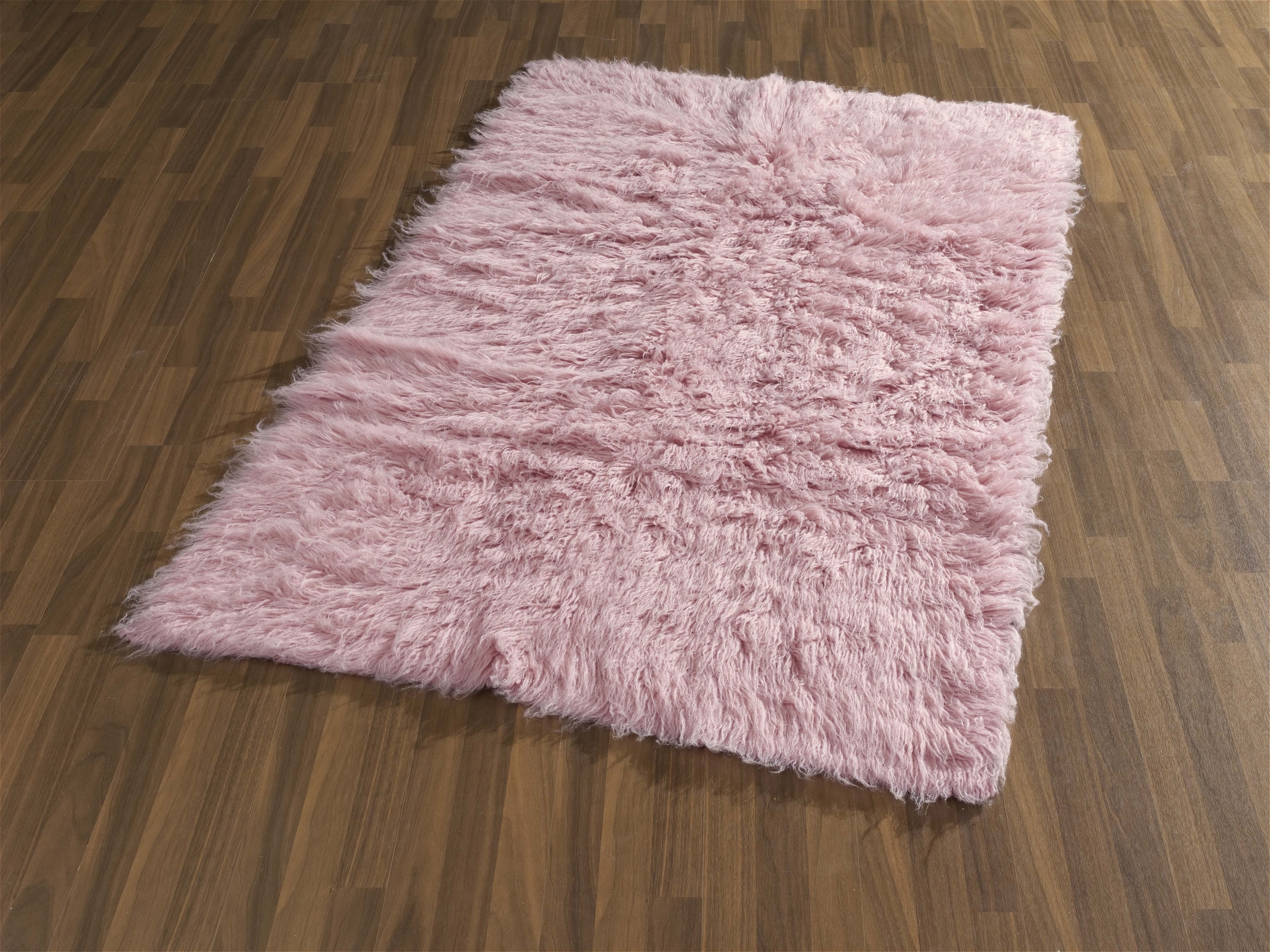 Böing Carpet Wollteppich »Flokati 1500 g«, rechteckig, Handweb Teppich, Uni-Farben, reine Wolle, handgewebt
