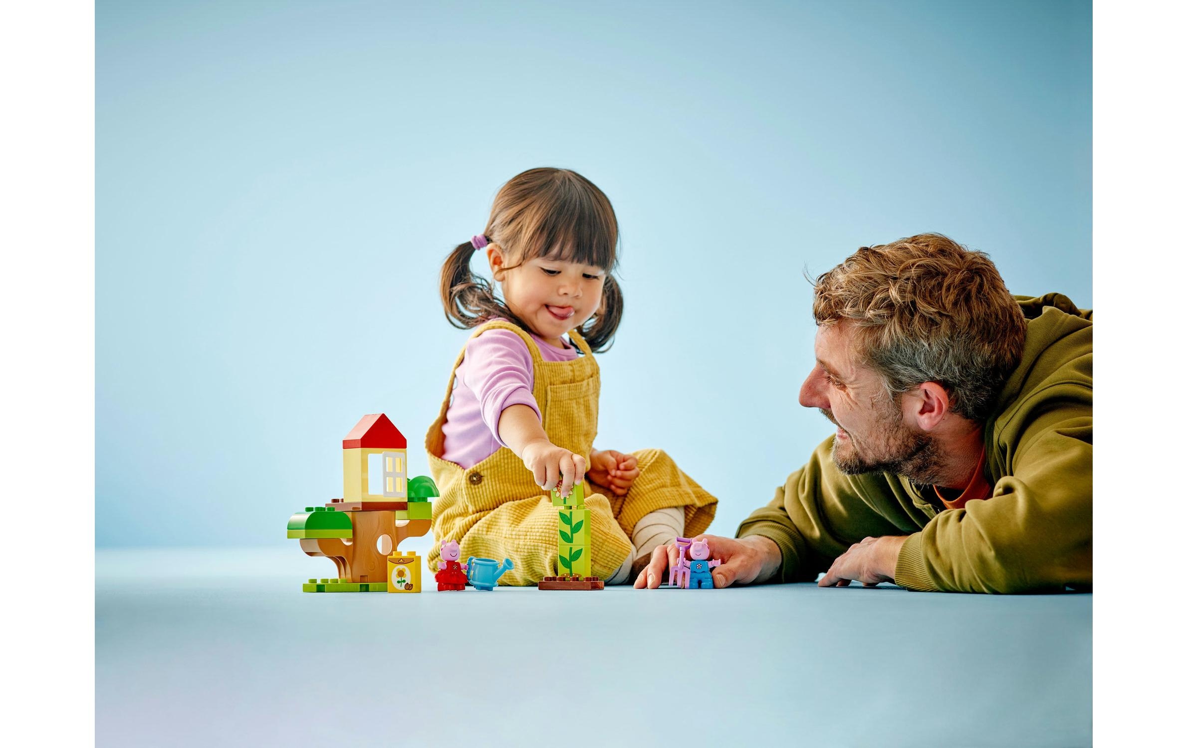 LEGO® Spielbausteine »DUPLO® Peppas Garten mit Baumhaus 10431«, (20 St.)