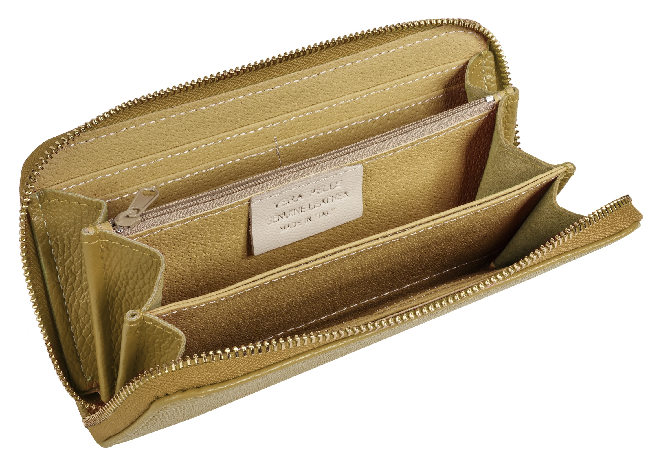 Cluty Porte-monnaie echt Leder, Made in Italy