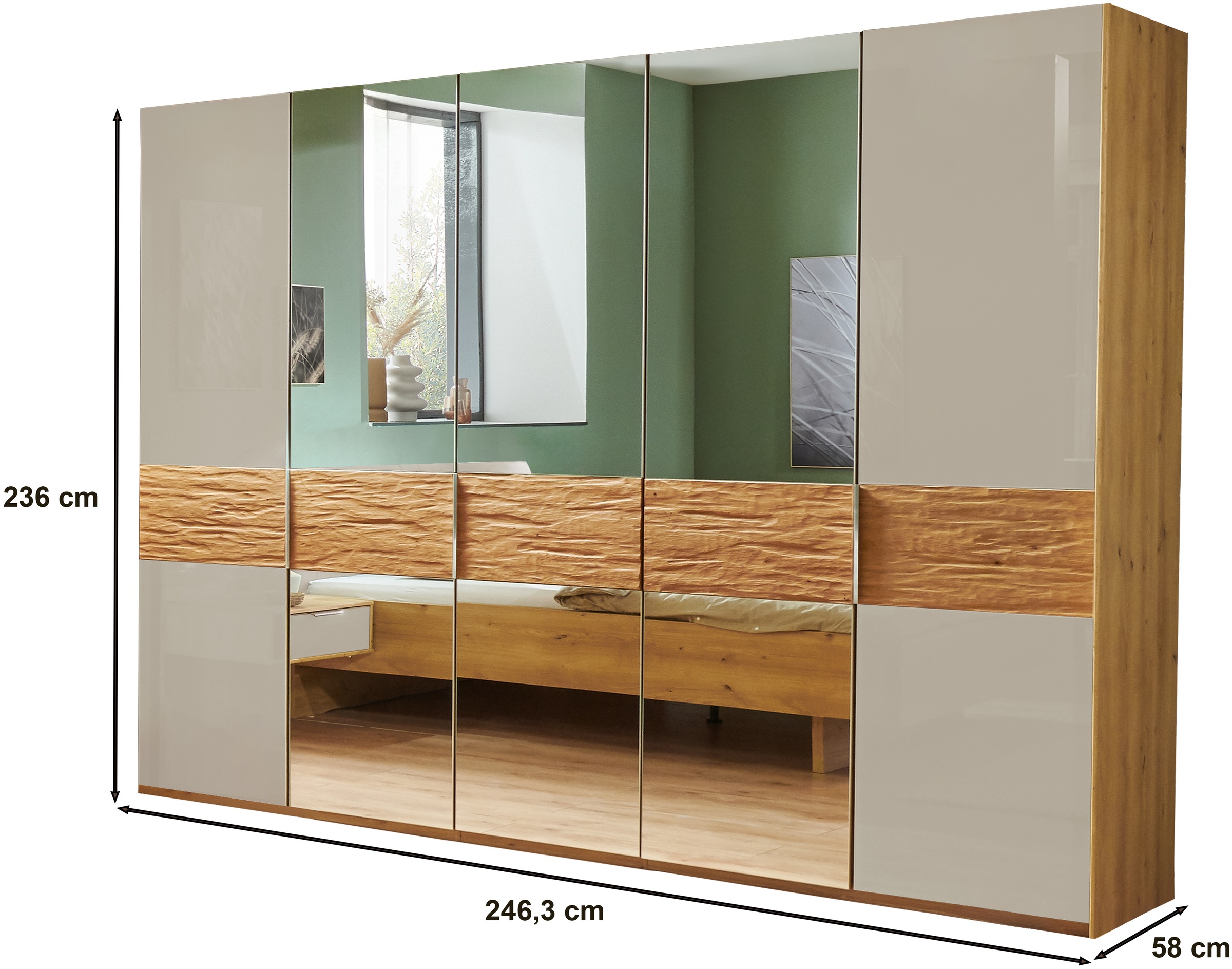 WIEMANN Kleiderschrank »Cordoba« inkl. Türendämpfung