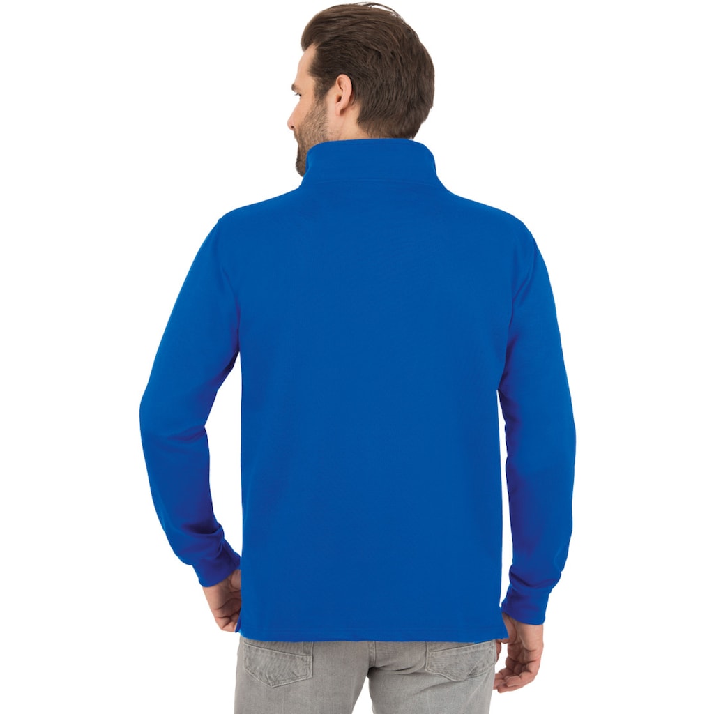 Trigema Sweatshirt »TRIGEMA Reissverschluss-Sweater«