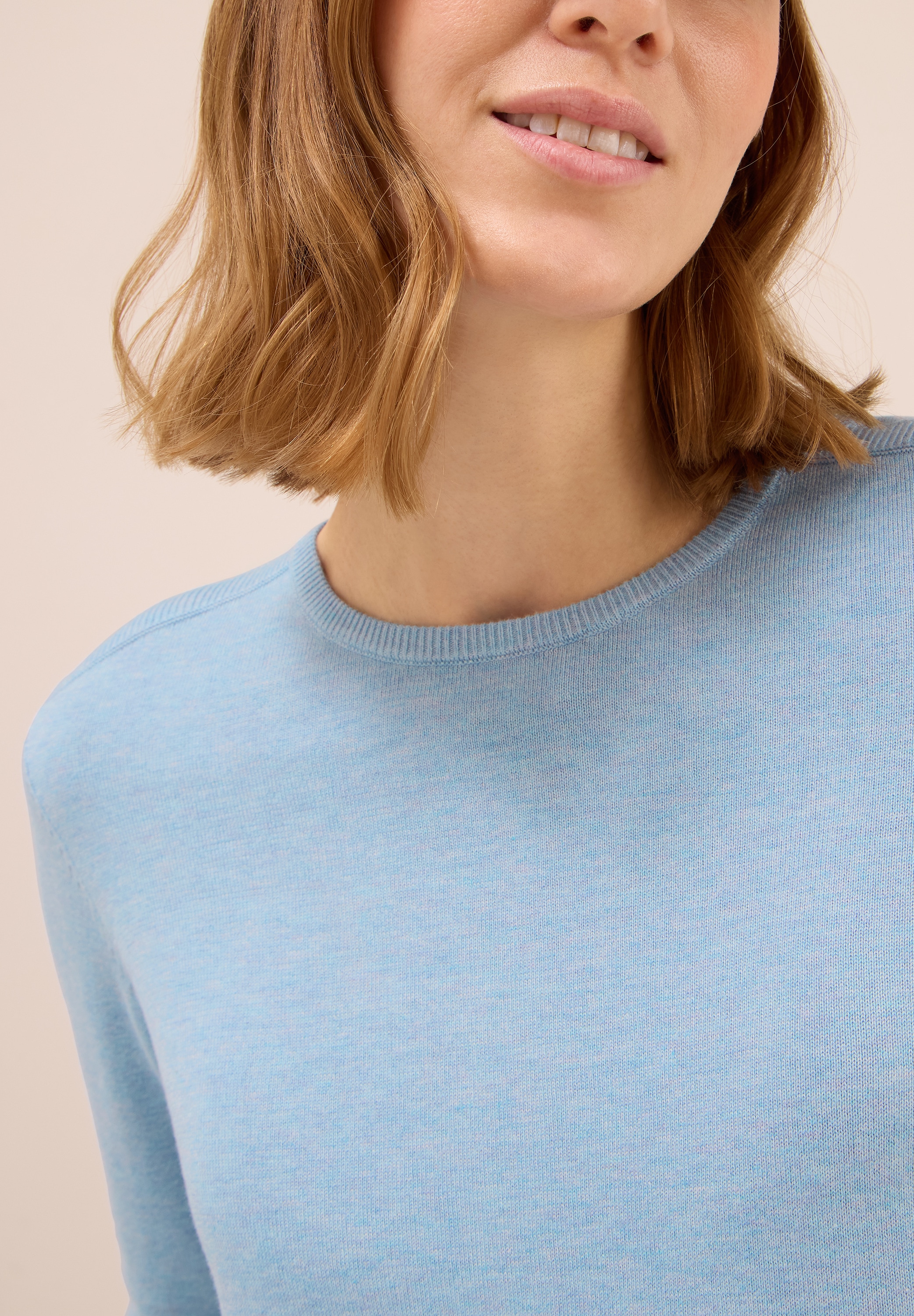 Cecil Pull en tricot mit feinem Detail an der Schulter und Viskose-Anteil