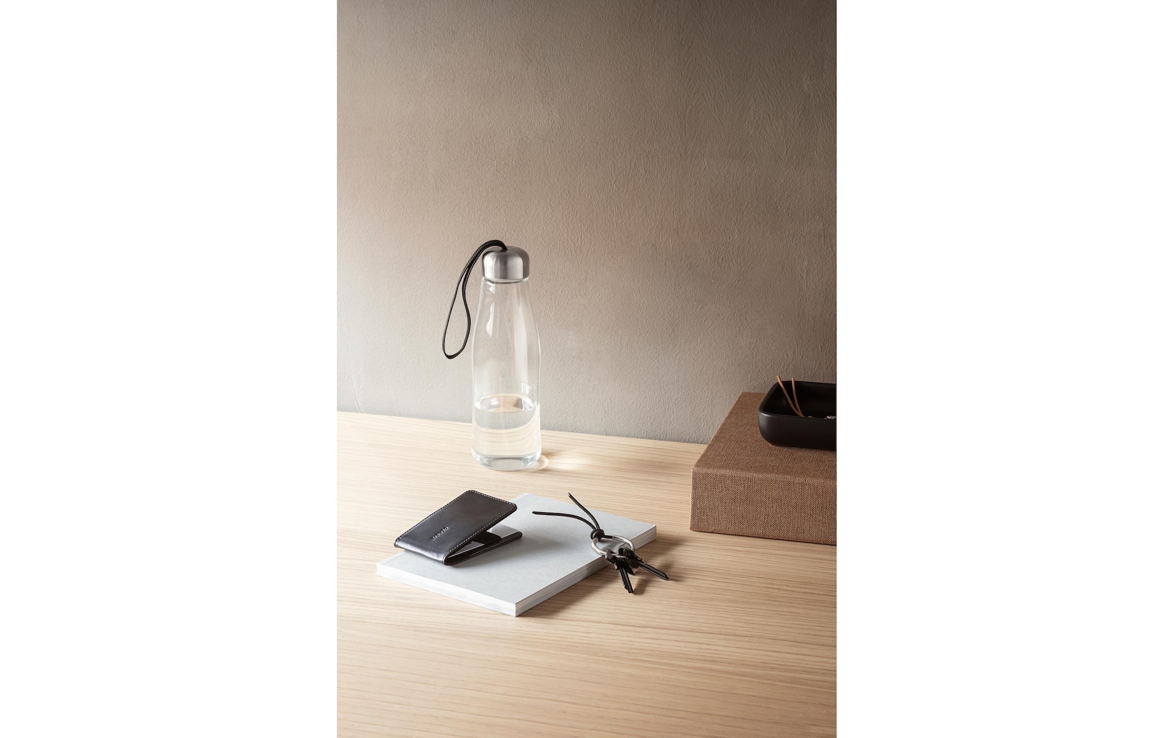 Eva Solo Trinkflasche »Glas Black 0.5l«