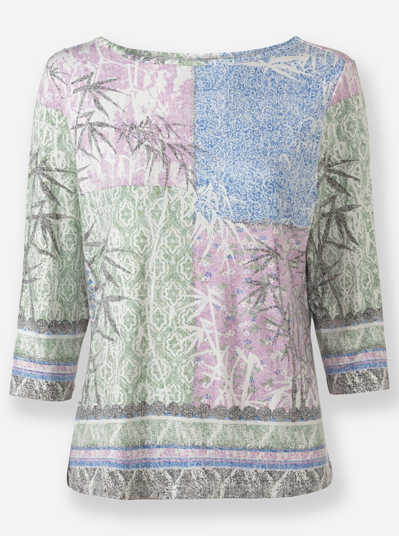 Inspirationen Print-Shirt »3/4-Arm-Shirt«, (1 tlg.)