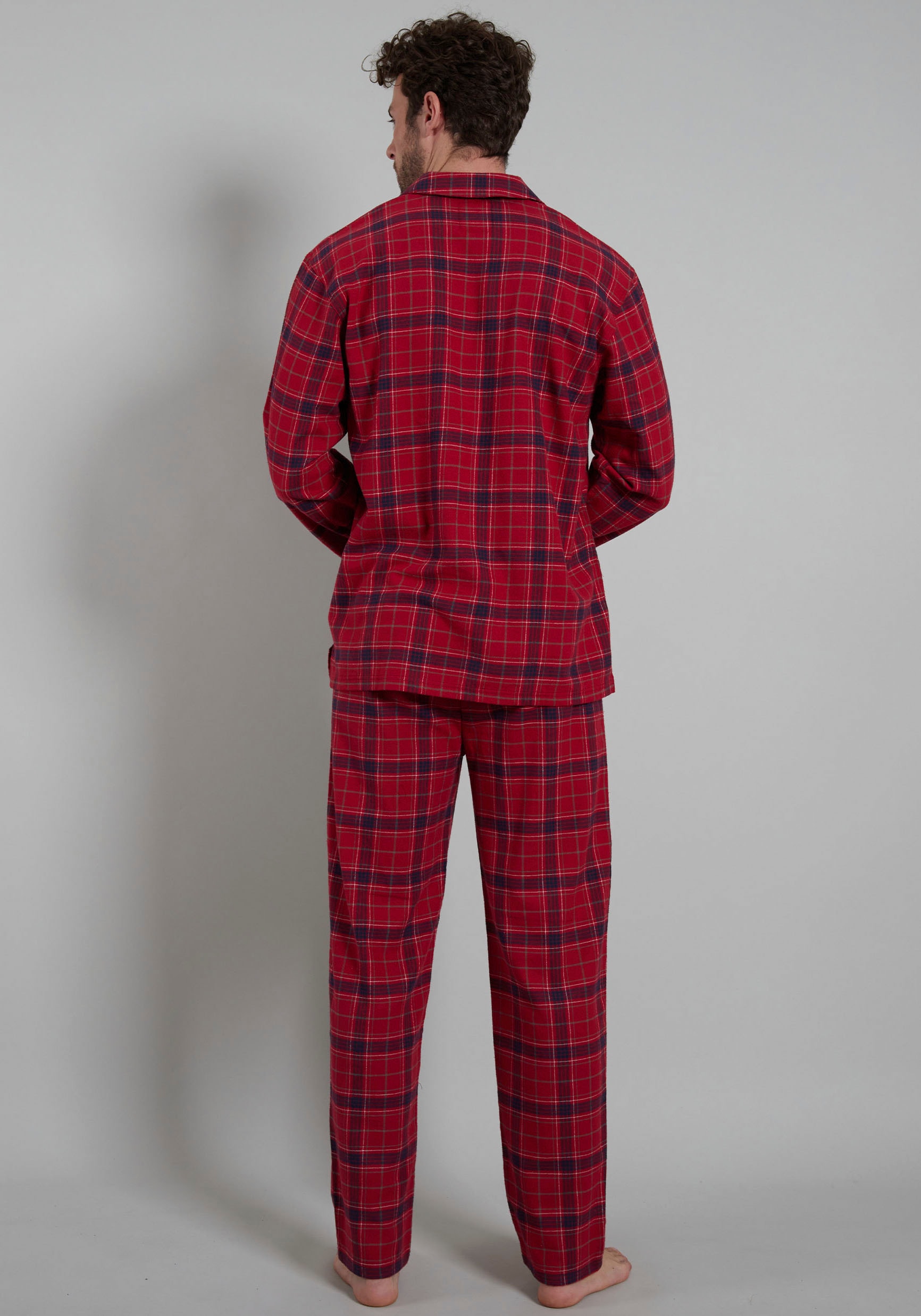 TOM TAILOR Pyjama, mit Knopfleiste und Brusttasche