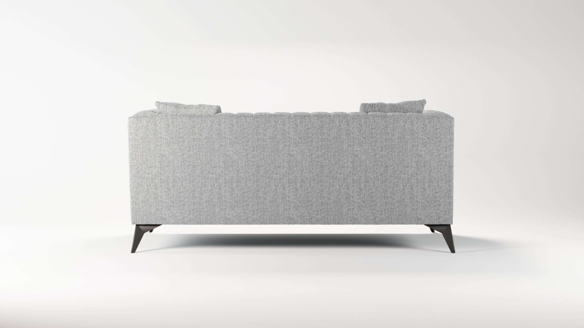 Places of Style 2-Sitzer »MATTHEW elegantes Designsofa, Masse B/T/H: 170/86/74 cm«, Steppung im Rücken, lose Sitzkissen, incl. Zierkissen