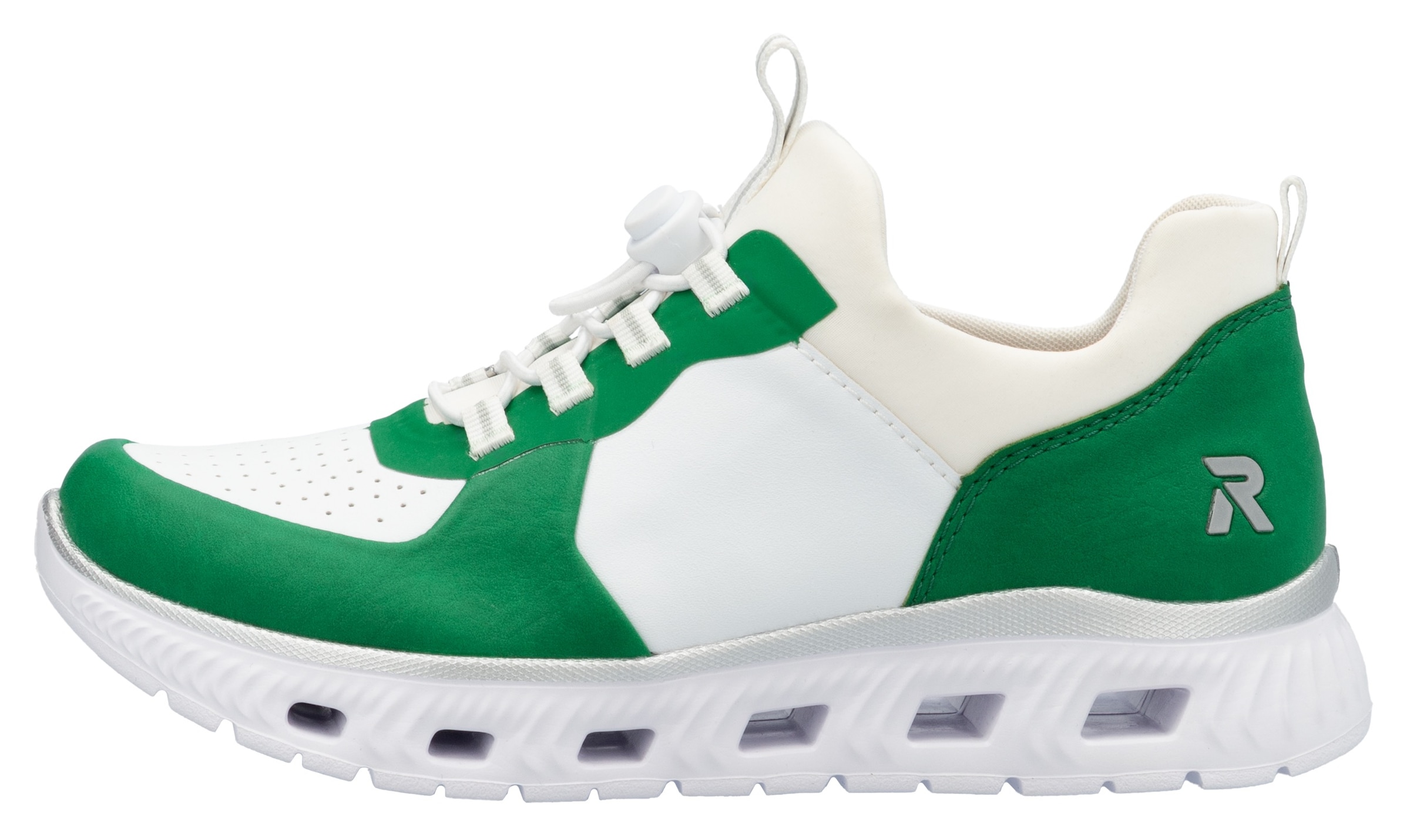 RIEKER Sport Baskets slip-on »vegan«  , chaussure à enfiler, chaussure basse, chaussure de loisirs avec fermeture rapide
