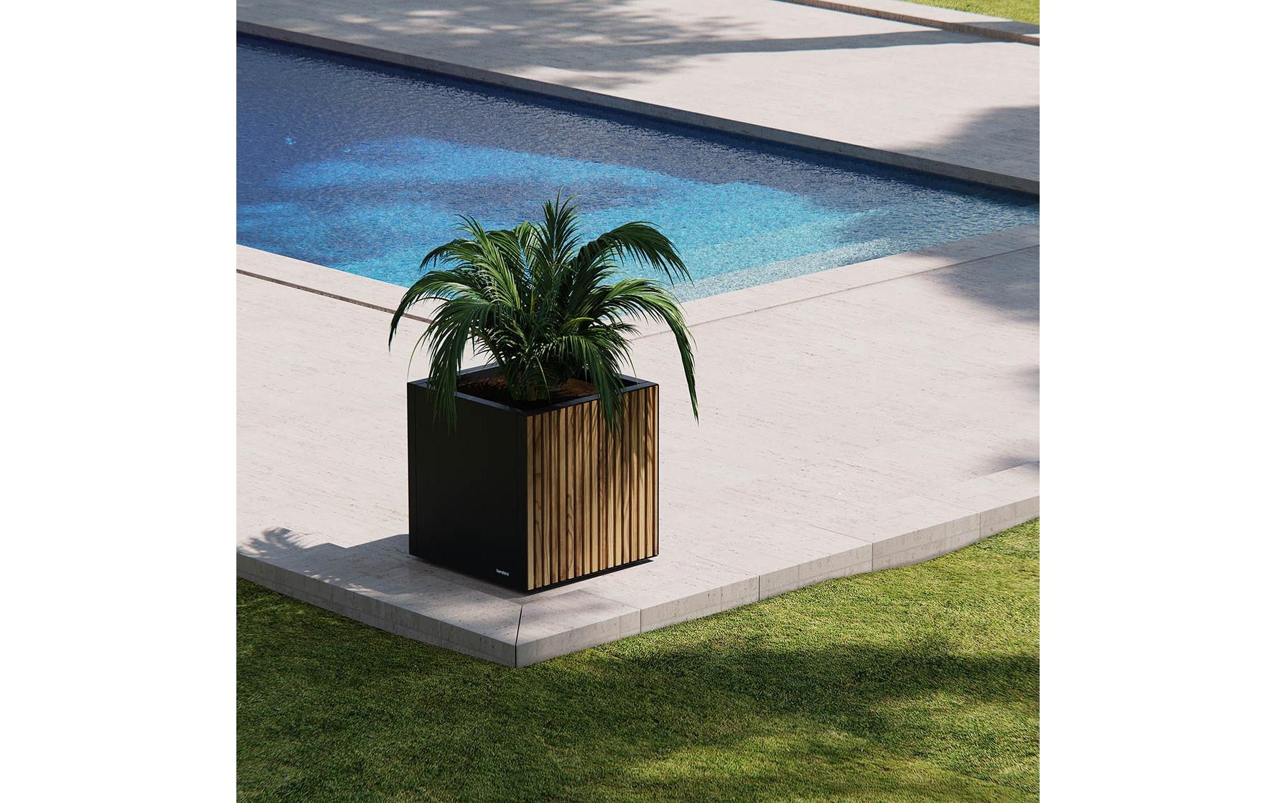 Herstera Garden Pflanzkübel »Deco Planter Cube«, Holzart: Kiefer (China)