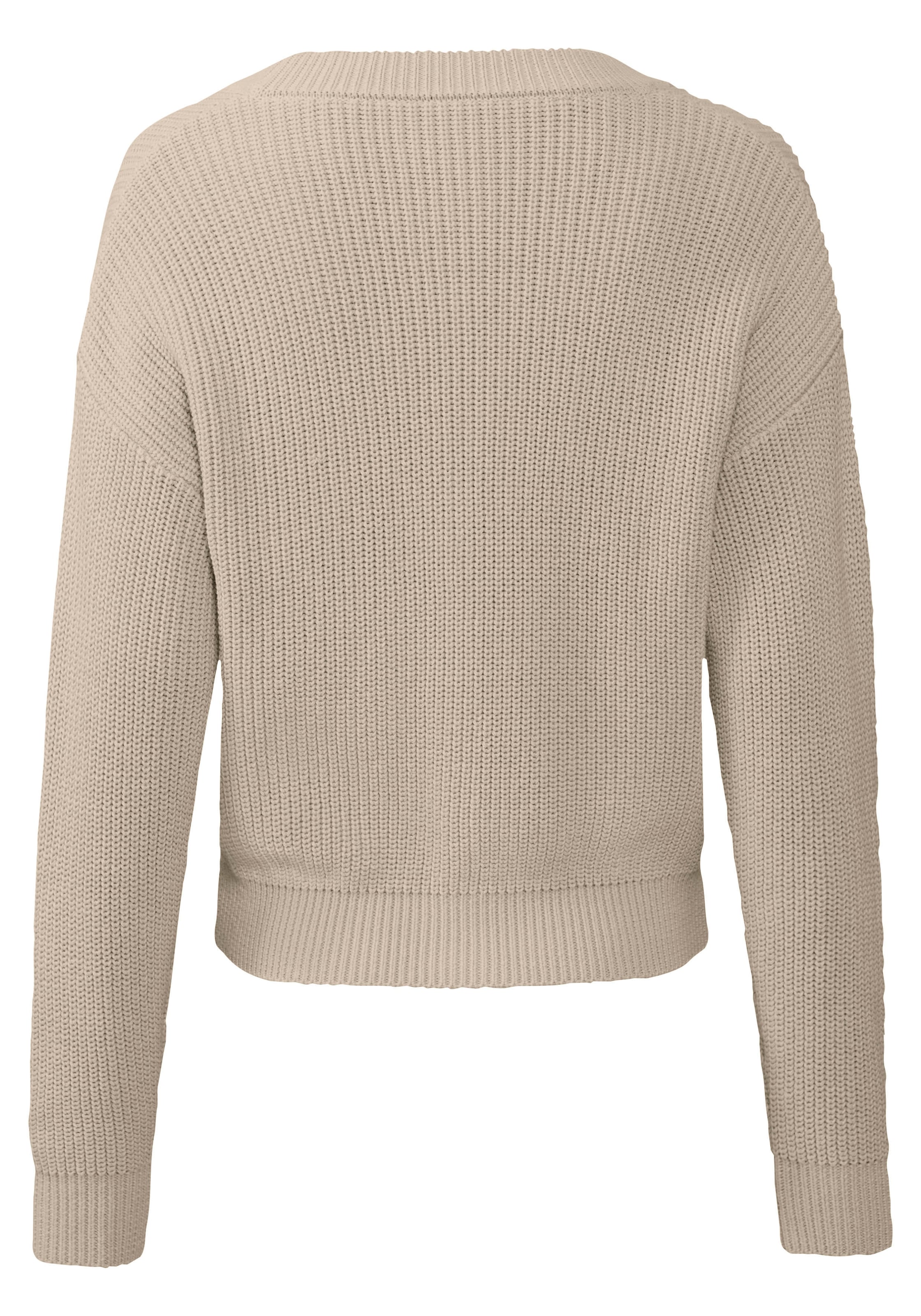 LASCANA Veste en tricot avec col en V