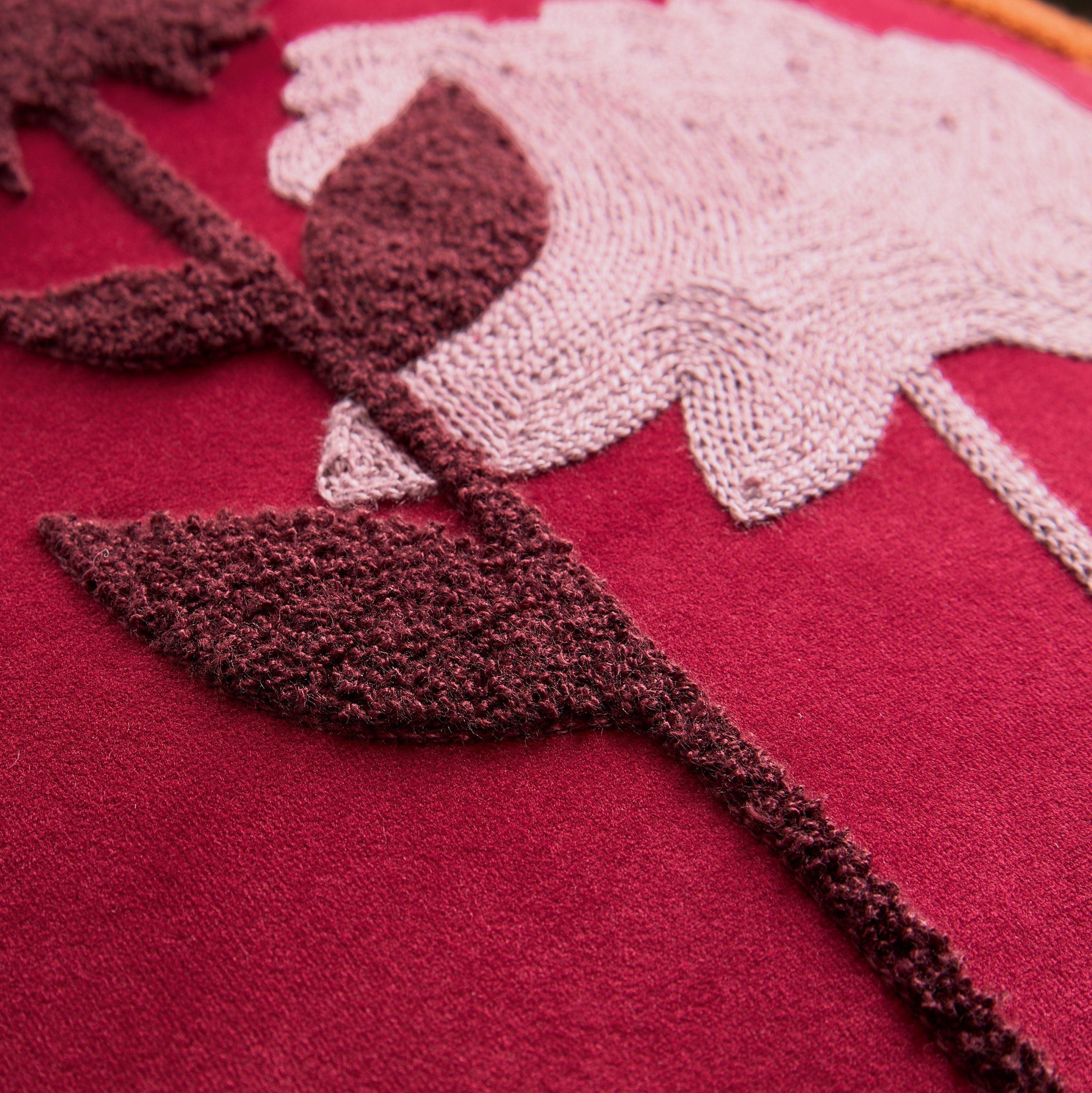 TOM TAILOR HOME Dekokissen »Flowers« aus weichem Velvet