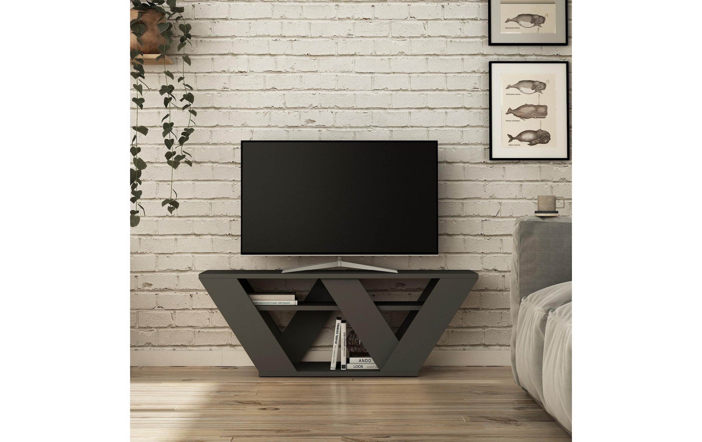 WOODY FASHION TV-Schrank »Pipralla 110 x 30 cm«