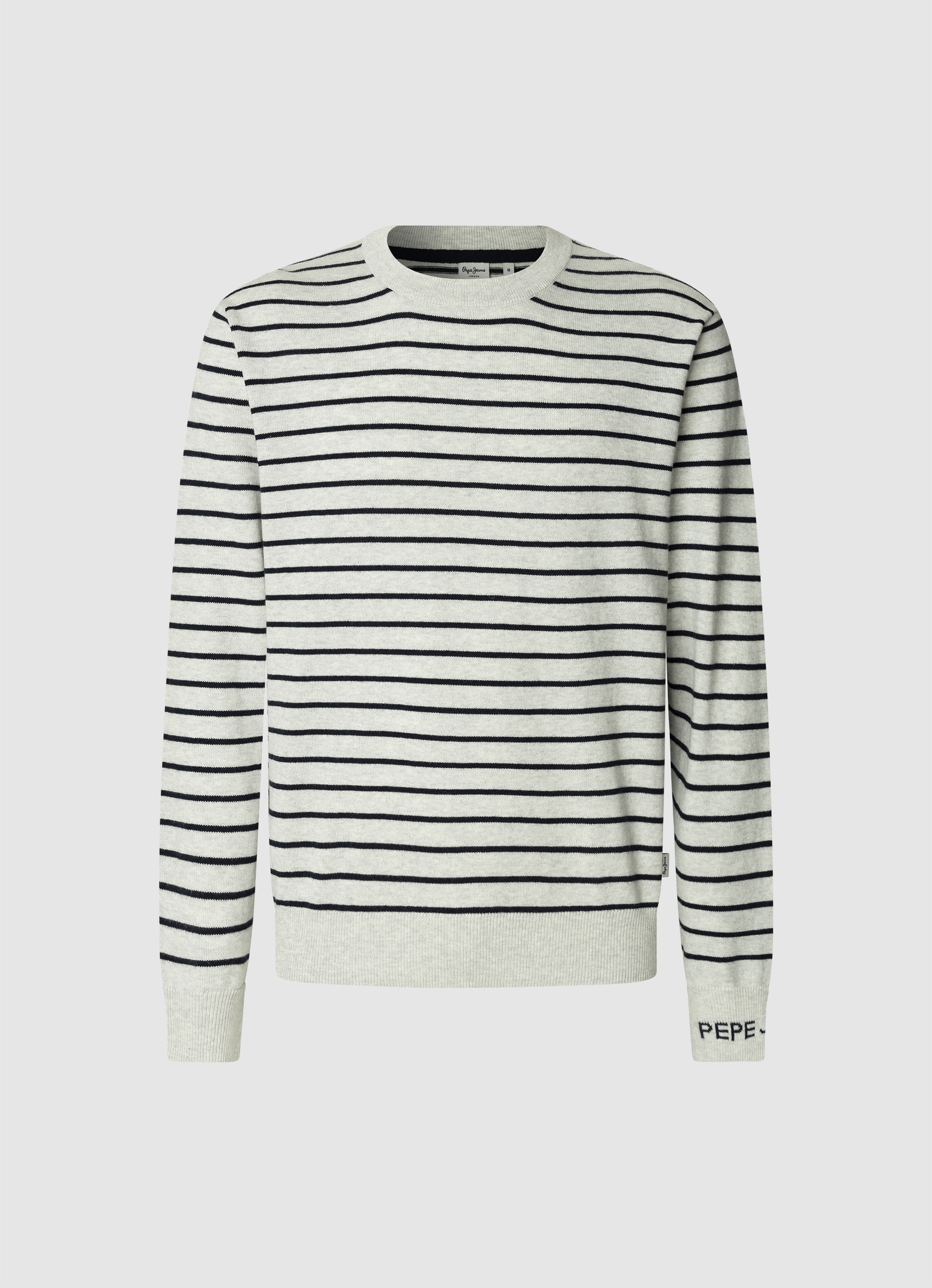 Pepe Jeans Pull à col rond »ANDRE STRIPES« mit Kaschmir-Anteil, gestreift