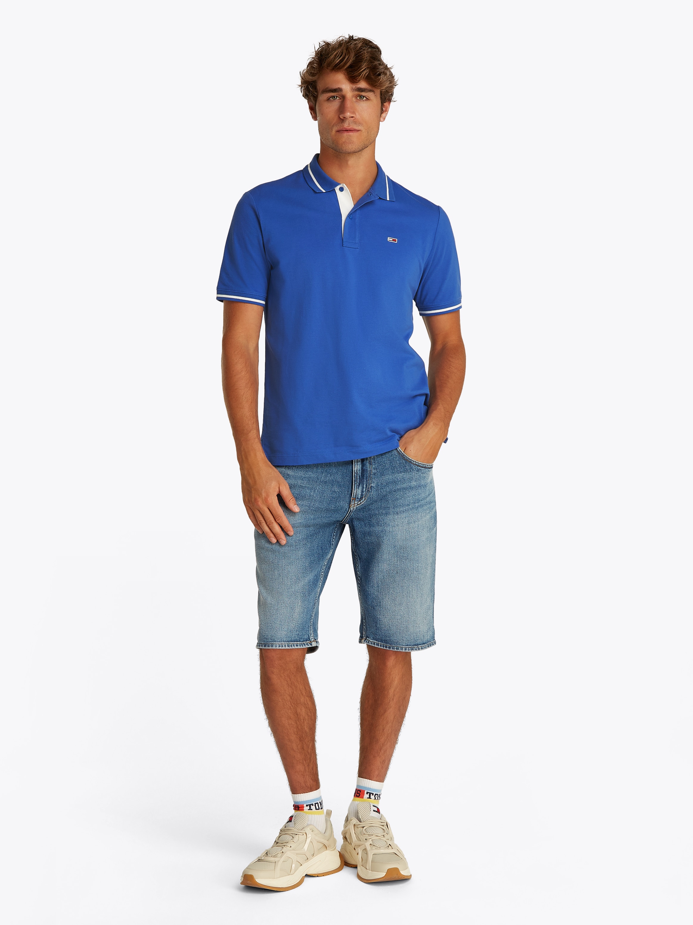 Tommy Jeans Poloshirt »TJM REG TIPPED POLO«, mit Streifendetails