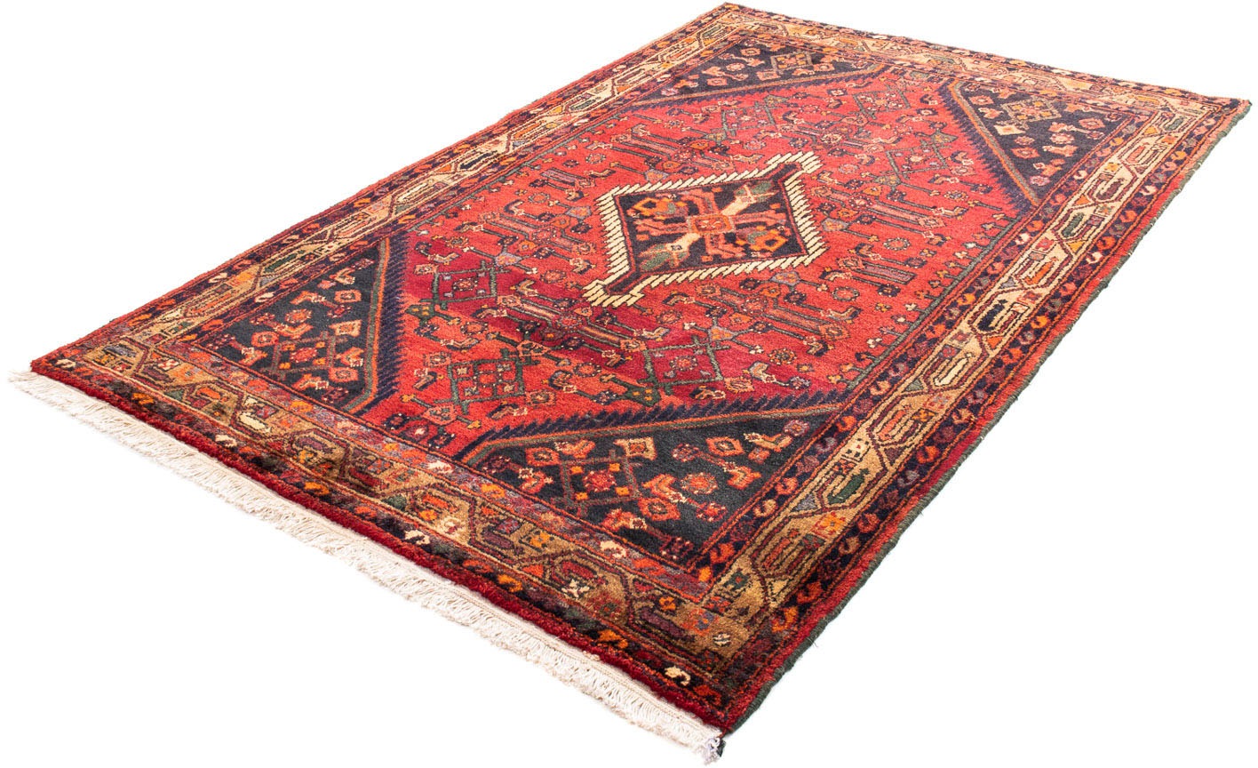 Image of morgenland Orientteppich »Perser - Nomadic - 221 x 144 cm - dunkelrot«, rechteckig, 10 mm Höhe, Wohnzimmer, Handgeknüpft, Einzelstück mit Zertifikat bei Ackermann Versand Schweiz