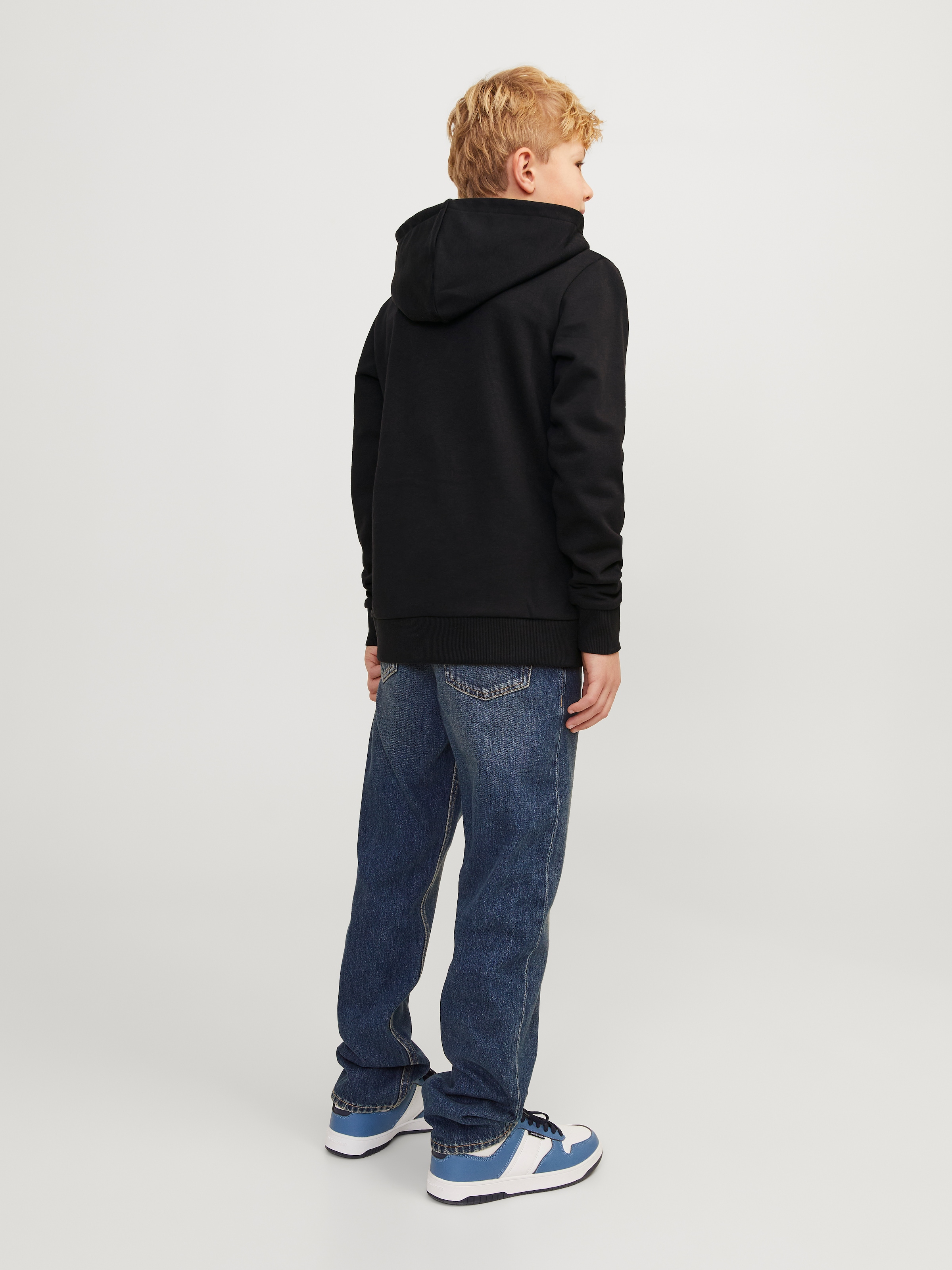 Jack & Jones Junior Kapuzensweatshirt »JJECALEB VARSITY SWEAT HOOD NOOS JNR«