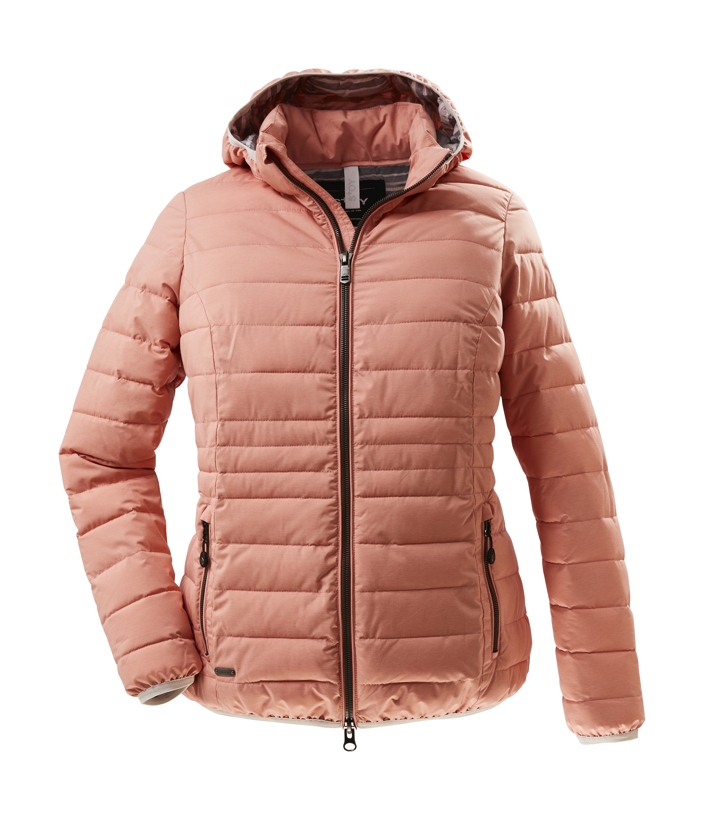 STOY Steppjacke »STS 17 WMN QLTD JCKT«, atmungsaktive Steppjacke mit abnehm. Kapuze in grossen Grössen