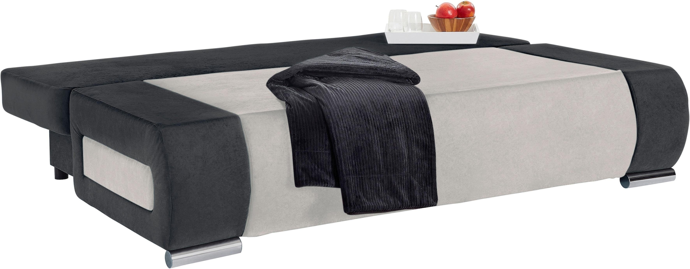 COLLECTION AB Schlafsofa »Moritz« mit Bettfunktion und Bettkasten, komfortabler Federkern