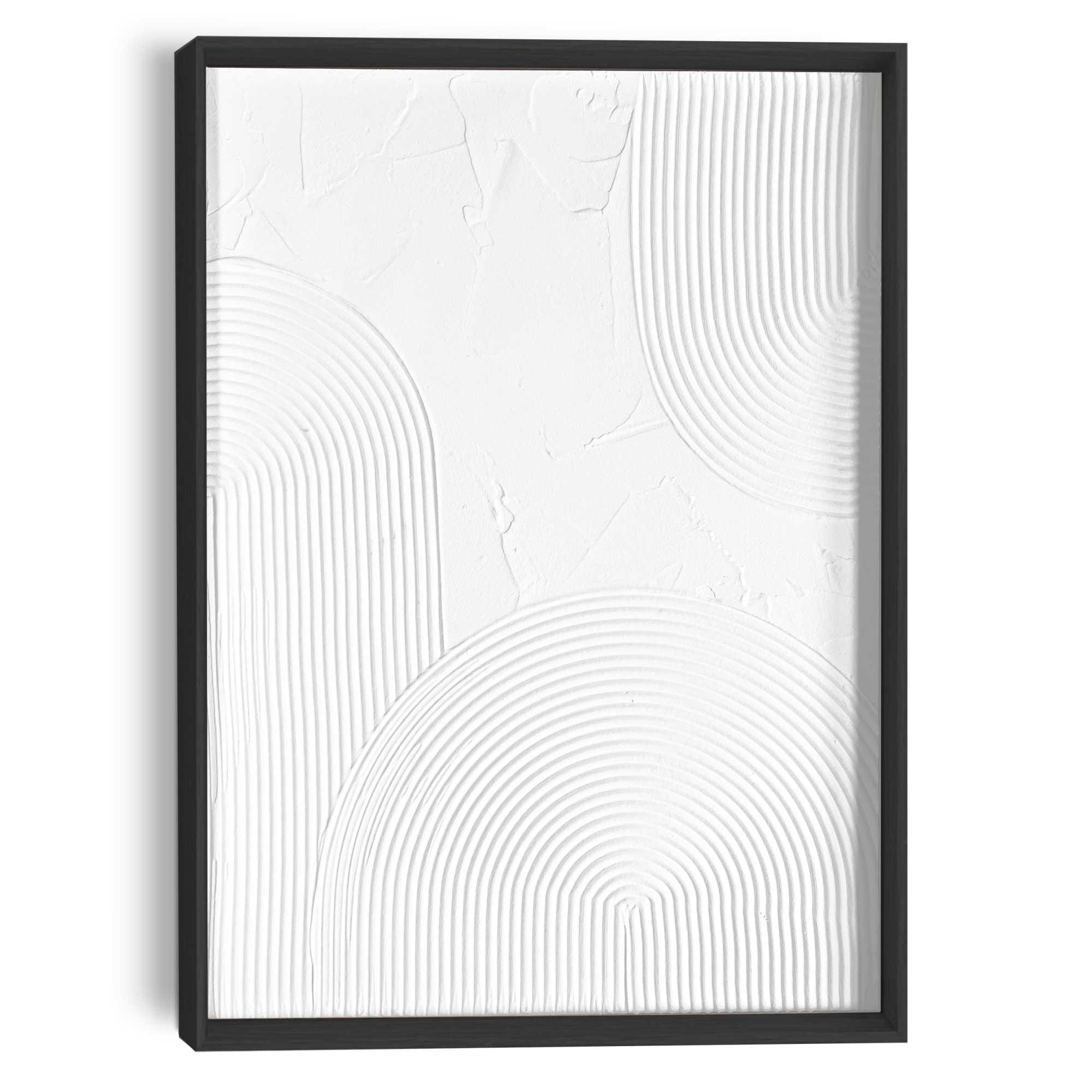 Image of Reinders Wandbild "Reliefbögen" Home Office - Weiss - MDF - Abstrakt - 30x40 cm