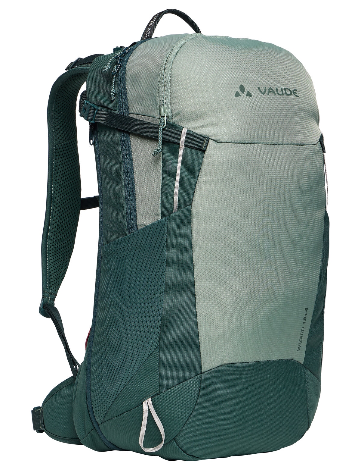 VAUDE Sac à dos »Wizard 18+4« avec deux poches latérales en filet, housse de pluie incluse