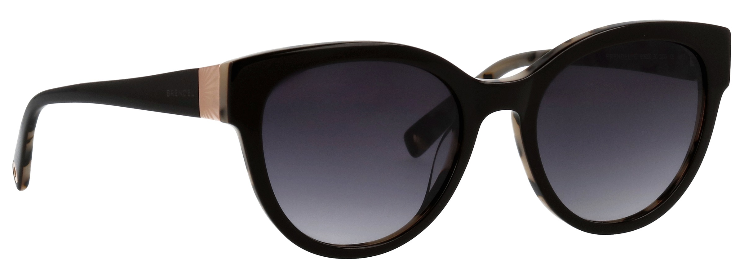 BRENDEL eyewear Lunettes de soleil »Modell 906209« Form Panto, Logoschriftzug auf Bügel, Kunststofffassung