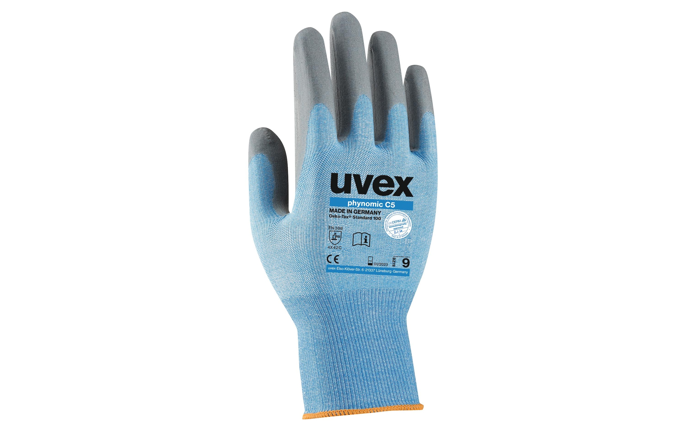 Uvex Gartenhandschuhe »Uvex Schnittschutz-Handschuhe phynomic C5«